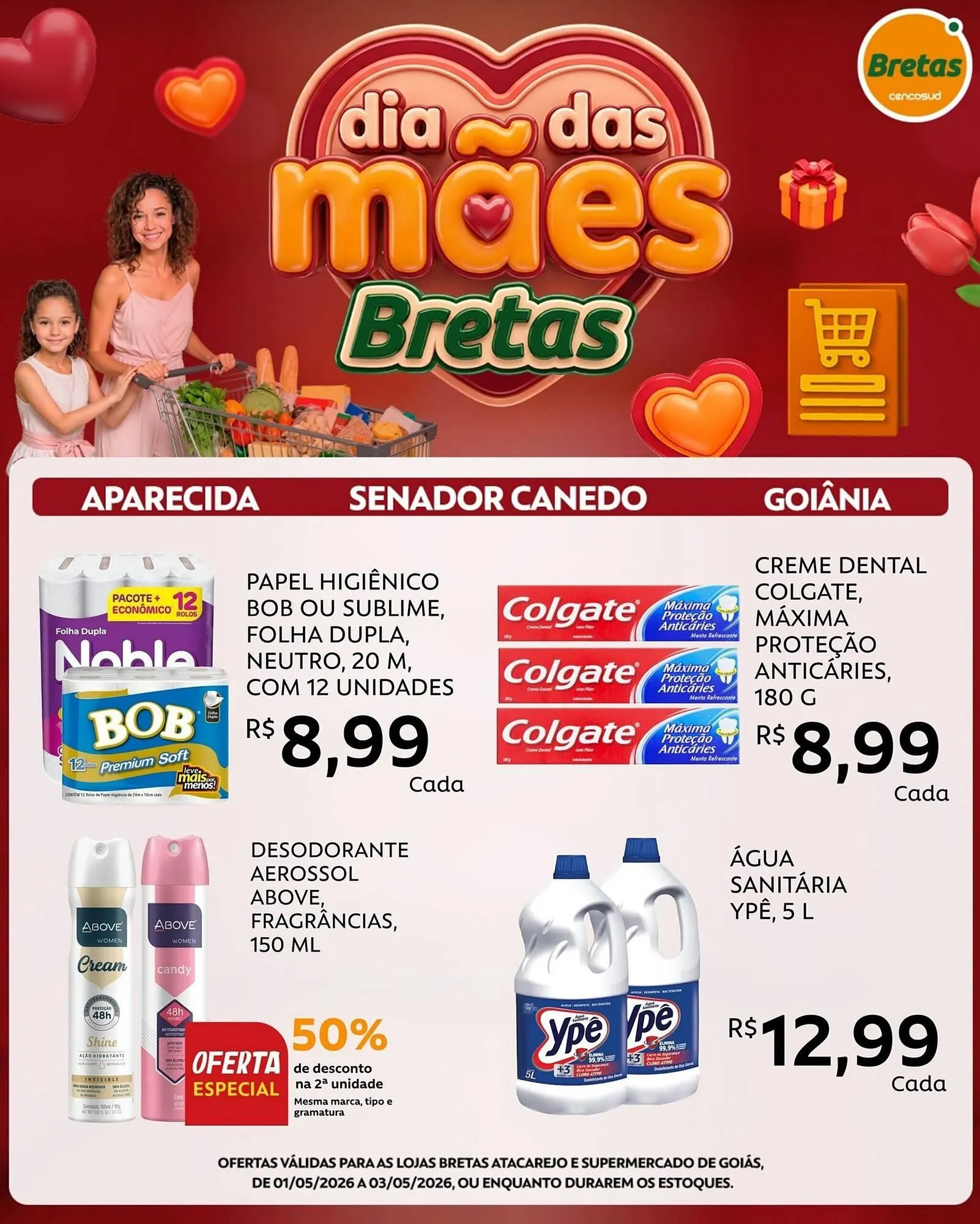 Encarte de Catálogo Supermercados Bretas 1 de maio até 3 de maio 2026 - Pagina 4