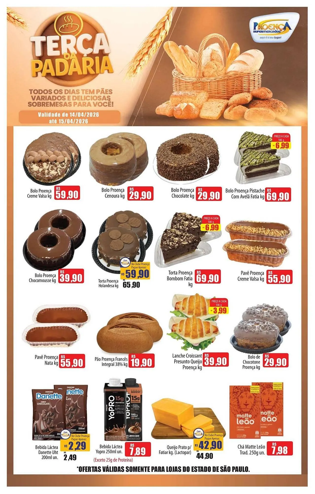 Encarte de Catálogo Proença Supermercados 14 de abril até 15 de abril 2026 - Pagina 1