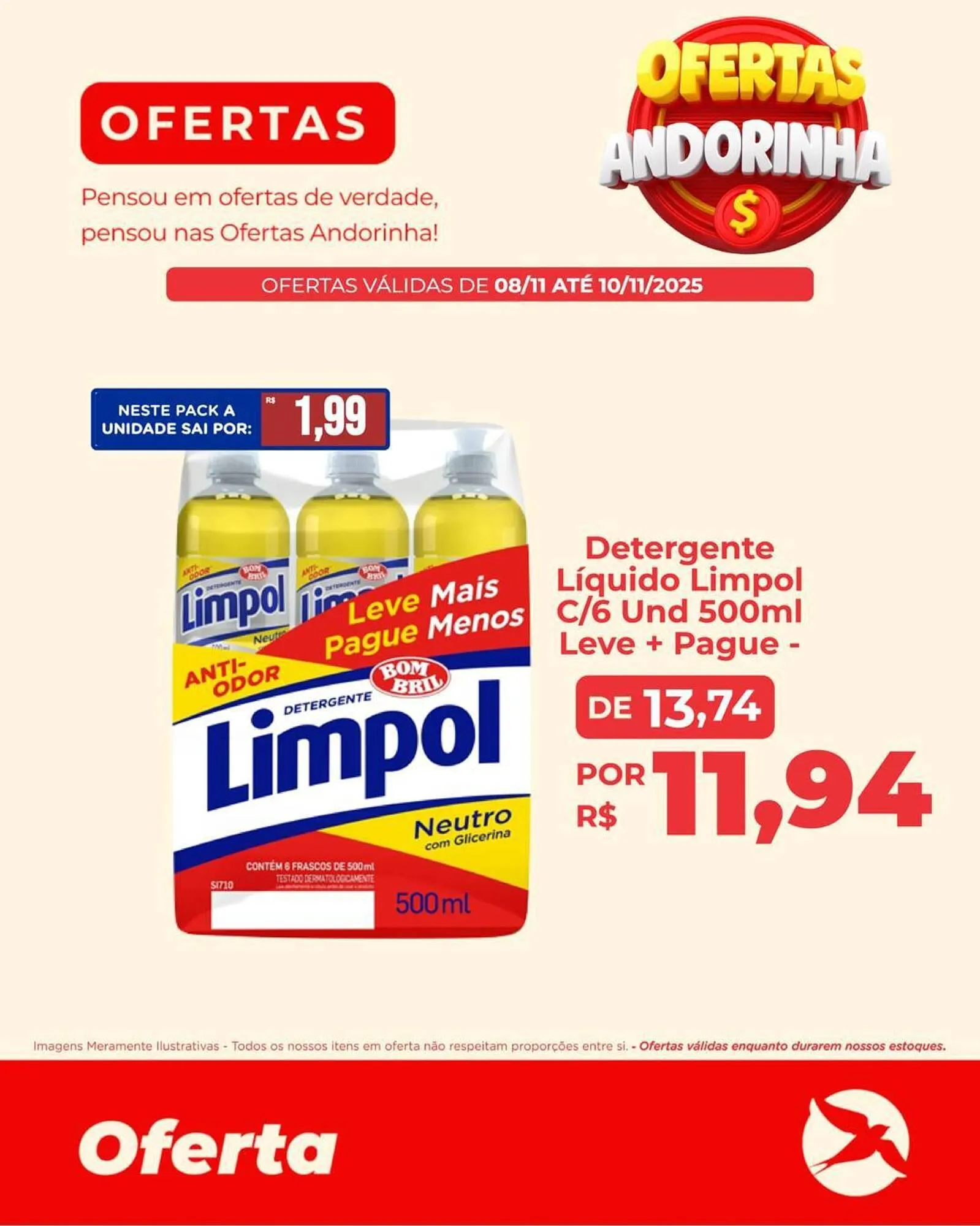 Encarte de Folheto Andorinha Hipermercado 8 de novembro até 10 de novembro 2025 - Pagina 3