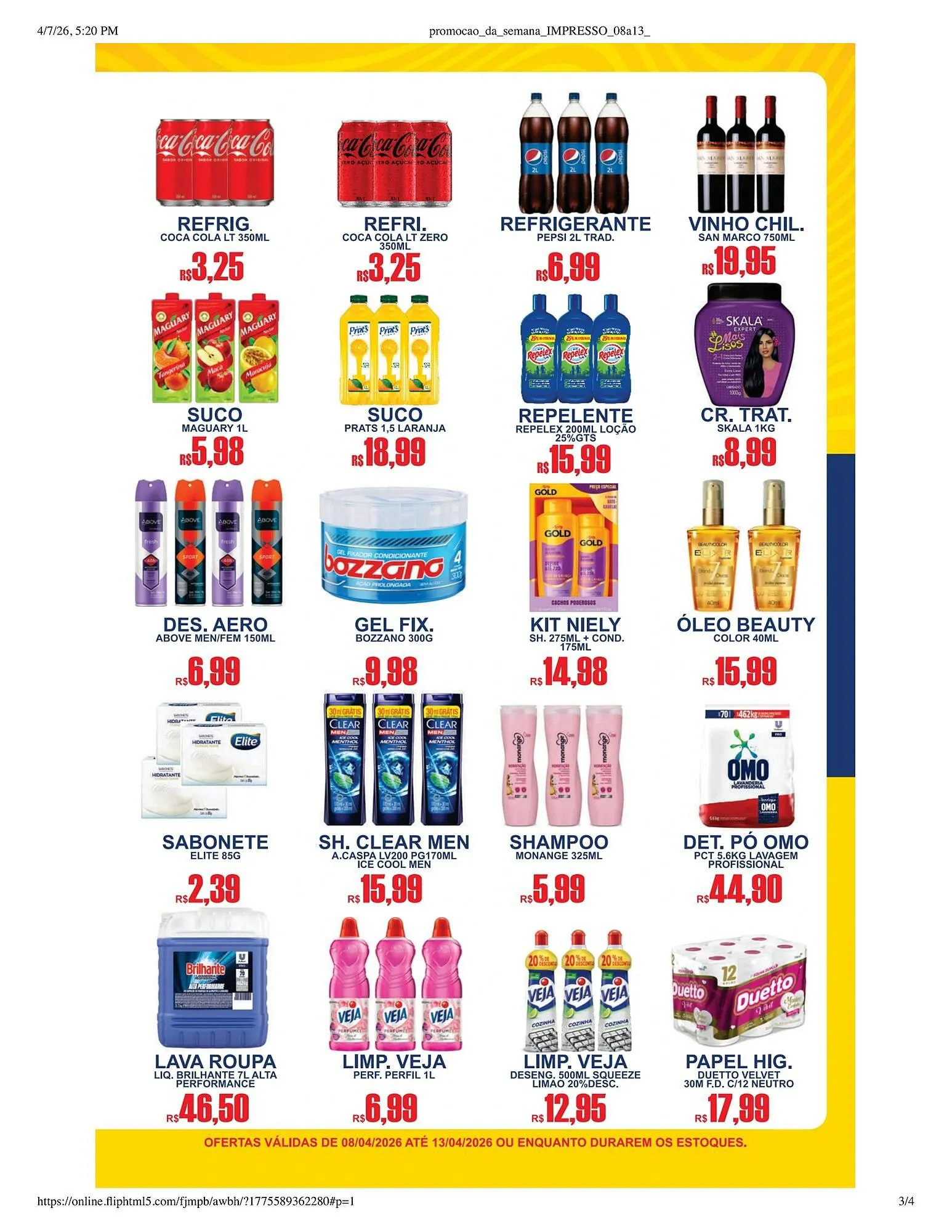 Encarte de Catálogo Supermercado Vitorino 8 de abril até 13 de abril 2026 - Pagina 3