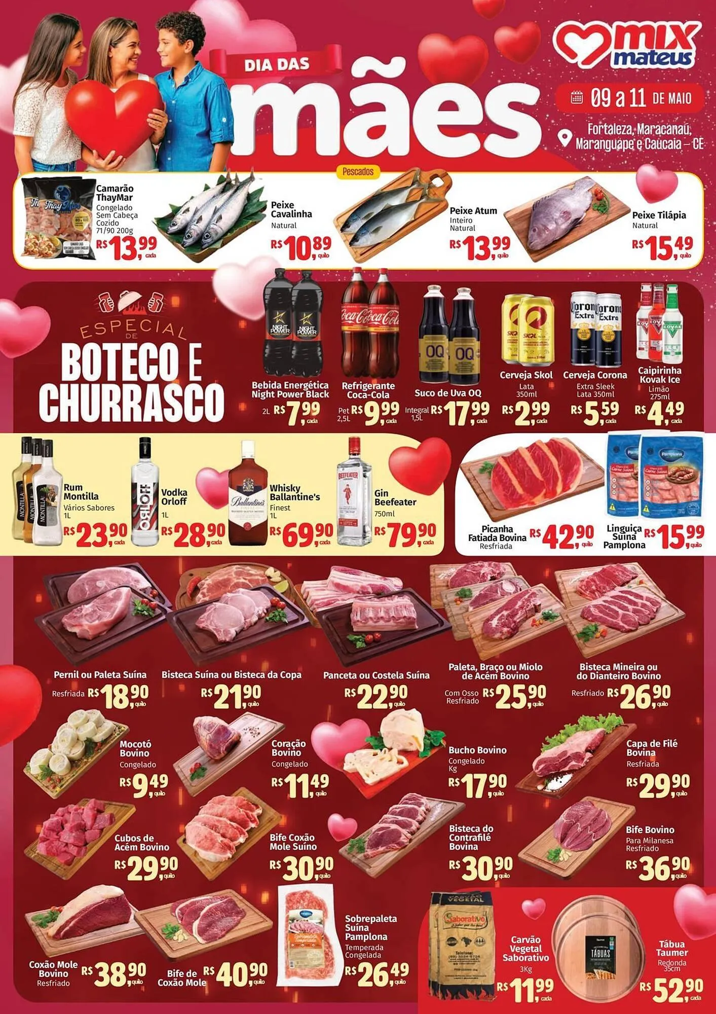 Encarte de Catálogo Supermercados Mateus 9 de maio até 11 de maio 2025 - Pagina 1