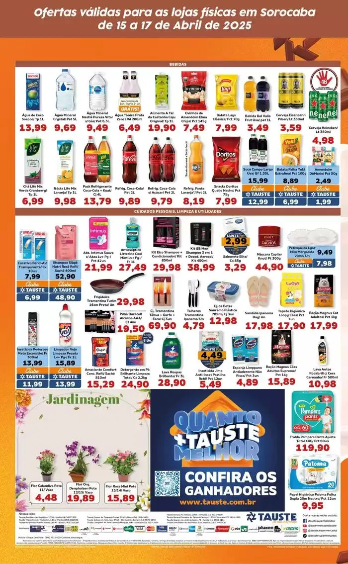 Encarte de Ofertas Tauste Sorocaba 16 de abril até 17 de abril 2025 - Pagina 5