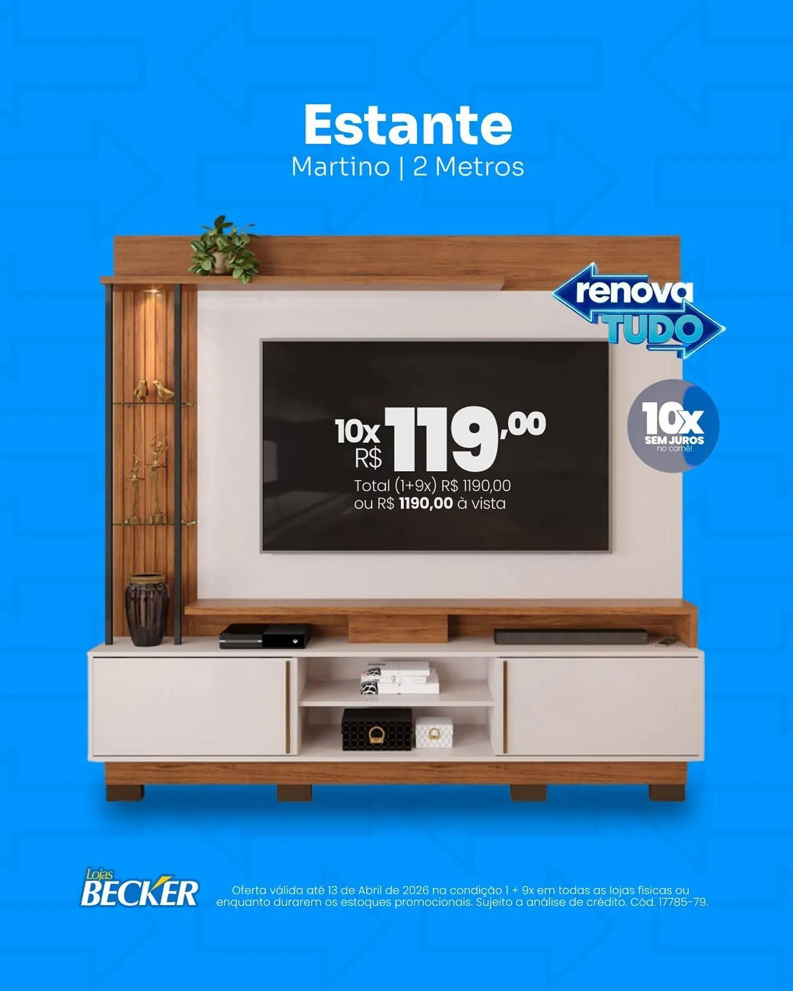 Encarte de Folheto Lojas Becker 13 de abril até 13 de abril 2026 - Pagina 1