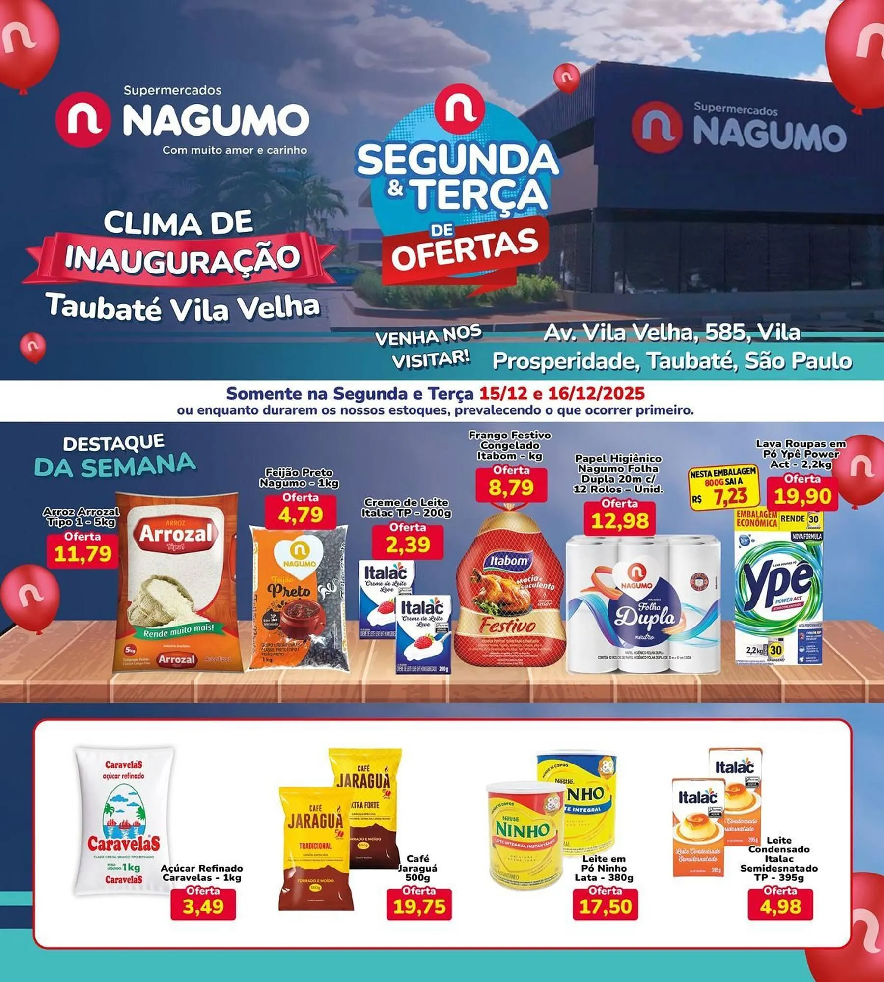 Encarte de Folheto Nagumo 15 de dezembro até 16 de dezembro 2025 - Pagina 1