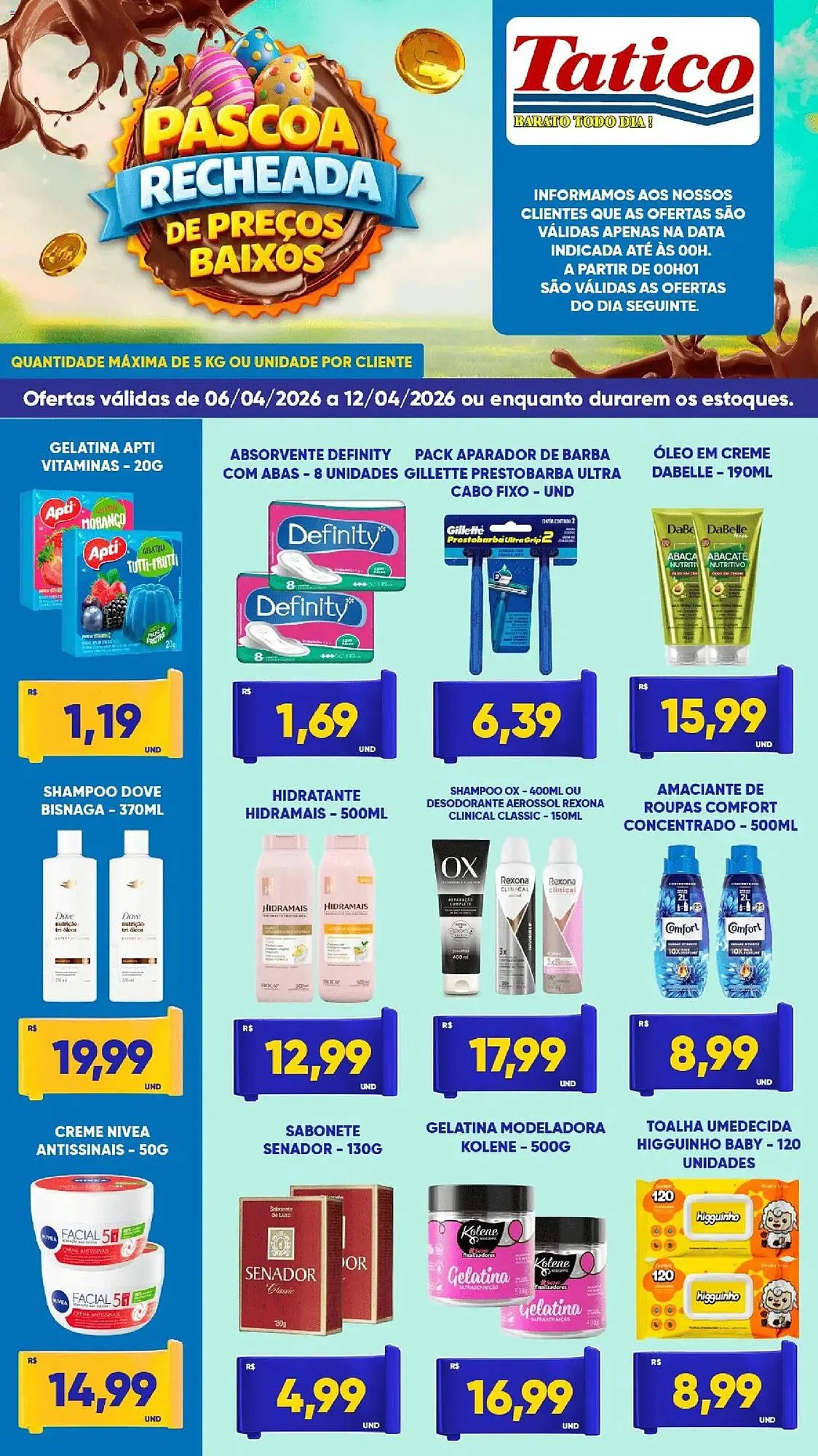 Encarte de Tabloide Tatico 6 de abril até 12 de abril 2026 - Pagina 7