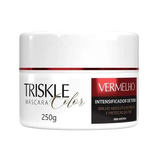 Máscara Tonalizante Triskle Intensive Repair Vermelho 250g