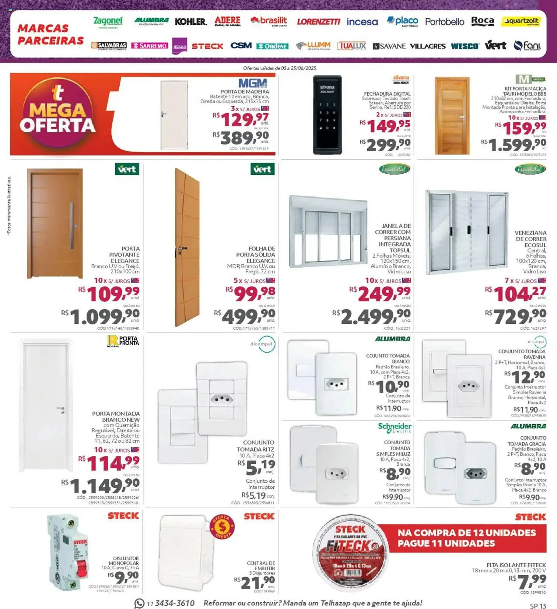 Encarte de Catálogo Telhanorte 5 de junho até 26 de junho 2025 - Pagina 13