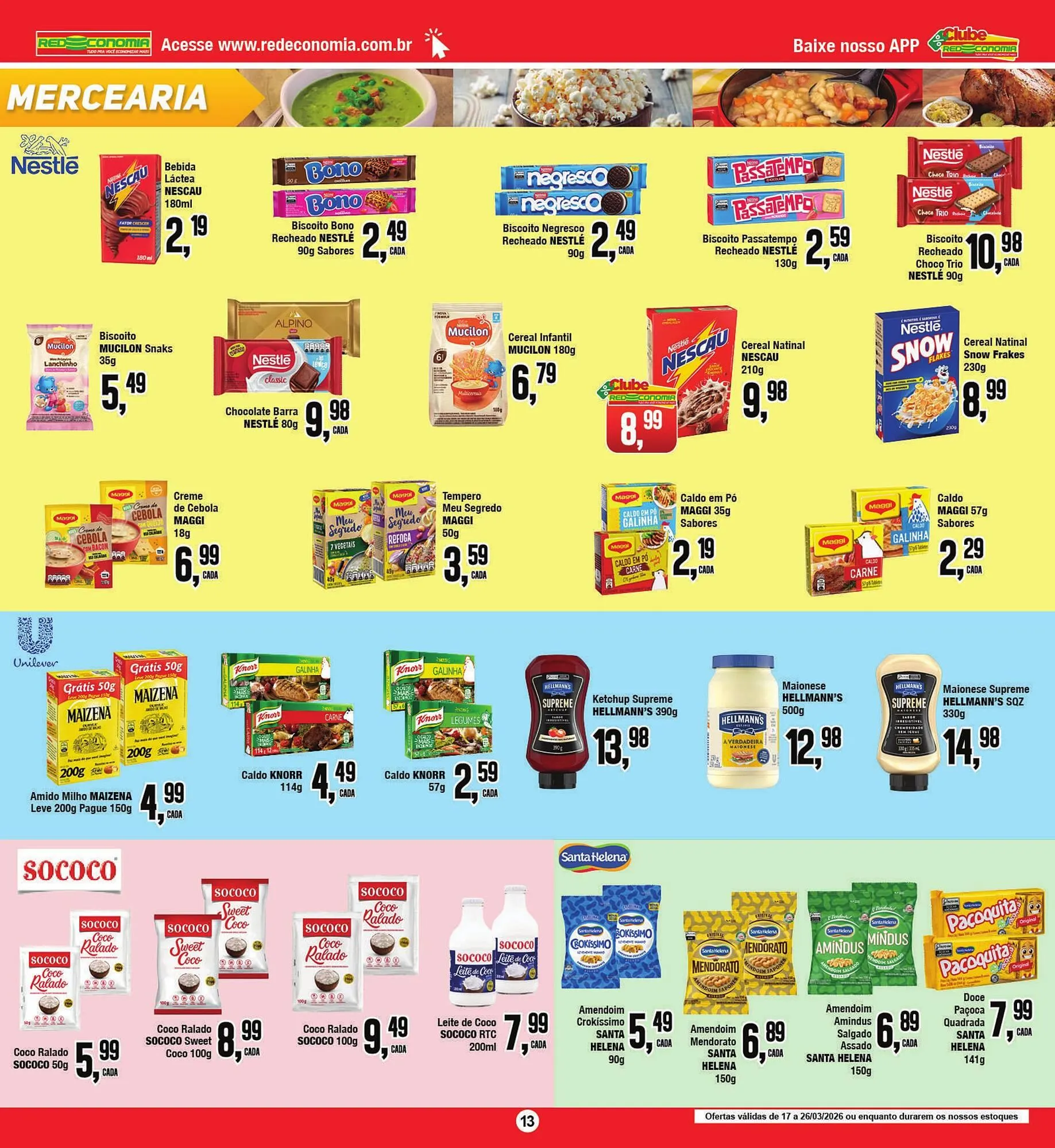 Encarte de Encarte Redeconomia 18 de março até 23 de março 2026 - Pagina 13