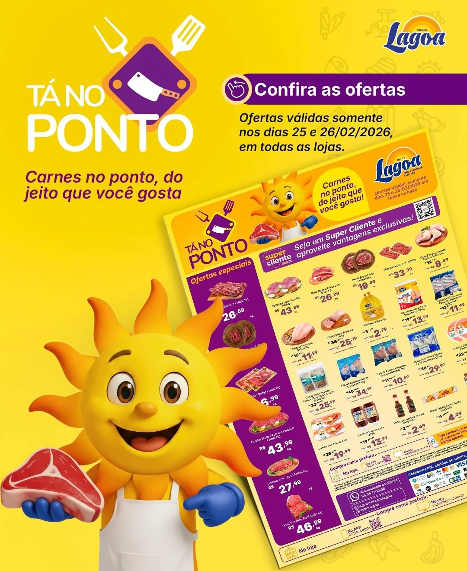 Encarte de Encarte Super Lagoa 25 de fevereiro até 26 de fevereiro 2026 - Pagina 1