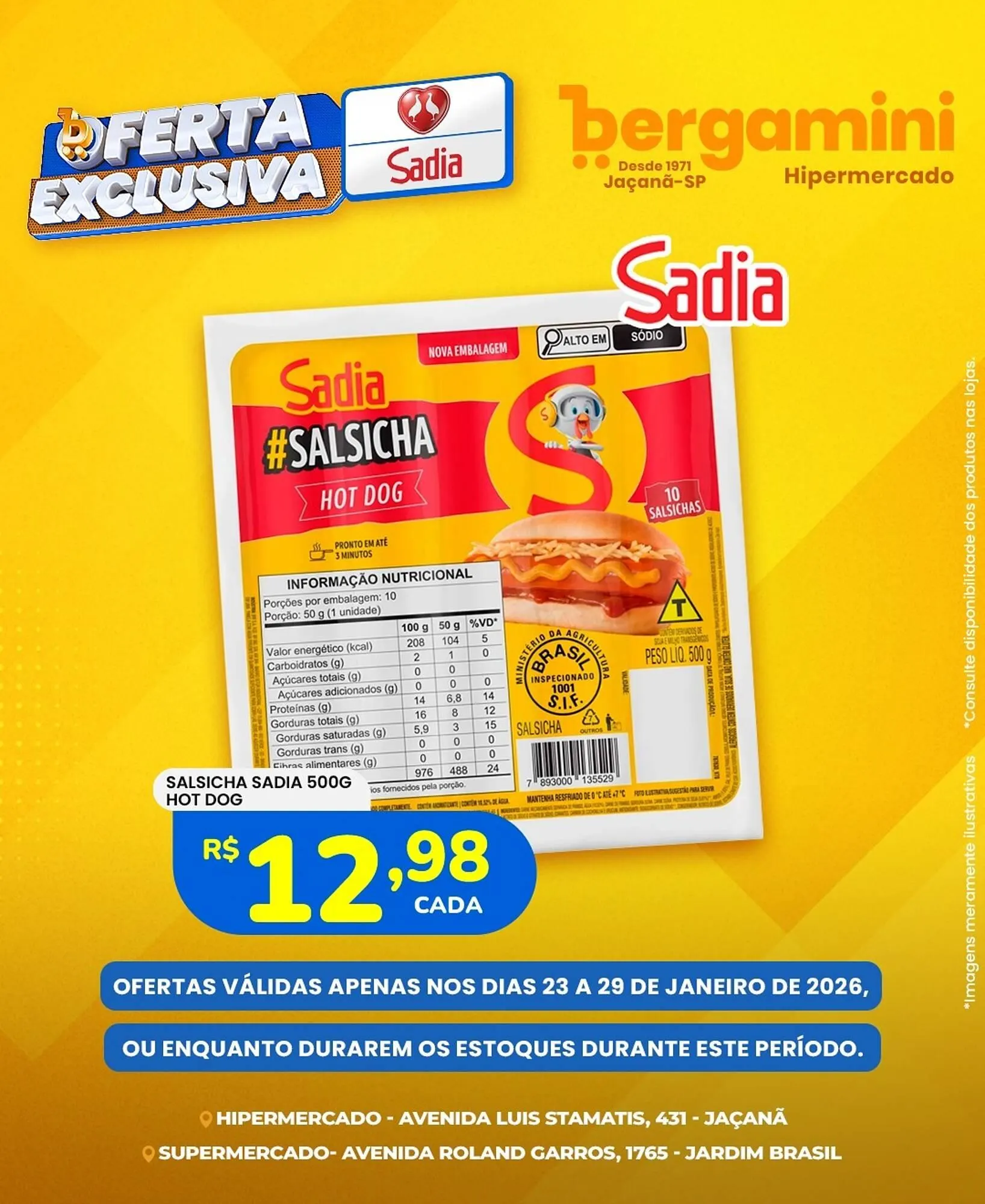 Encarte de Catálogo Supermercado Bergamini 23 de janeiro até 29 de janeiro 2026 - Pagina 4