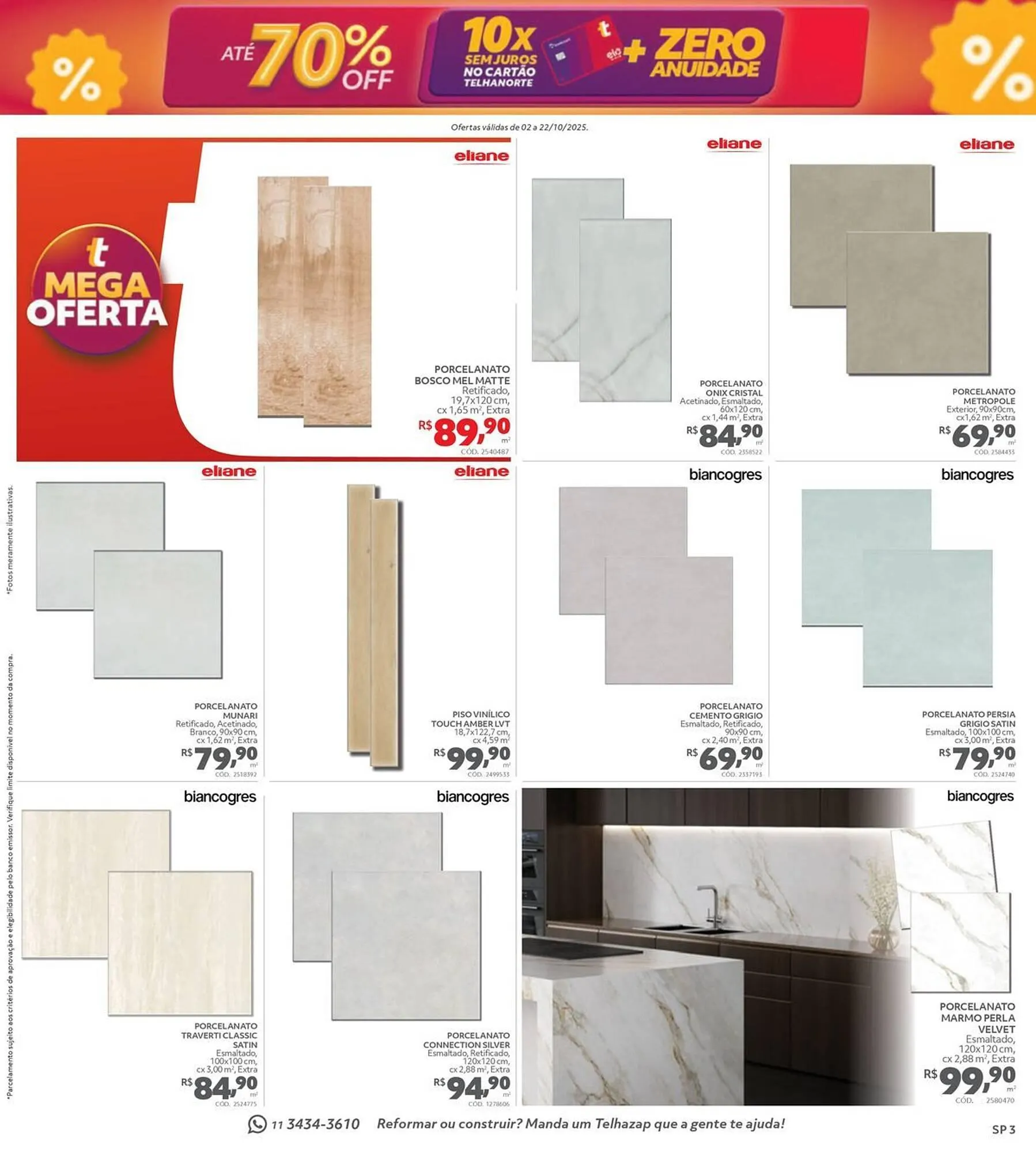Encarte de Catálogo Telhanorte 2 de outubro até 22 de outubro 2025 - Pagina 3