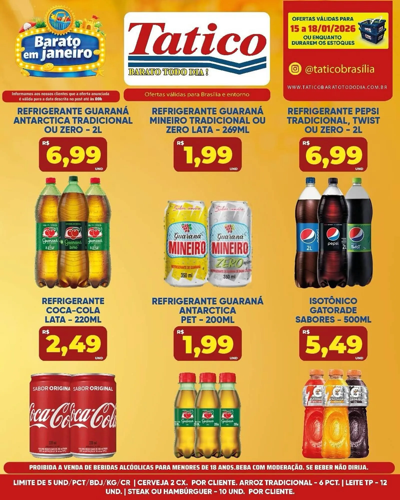 Encarte de Tabloide Tatico 15 de janeiro até 18 de janeiro 2026 - Pagina 3