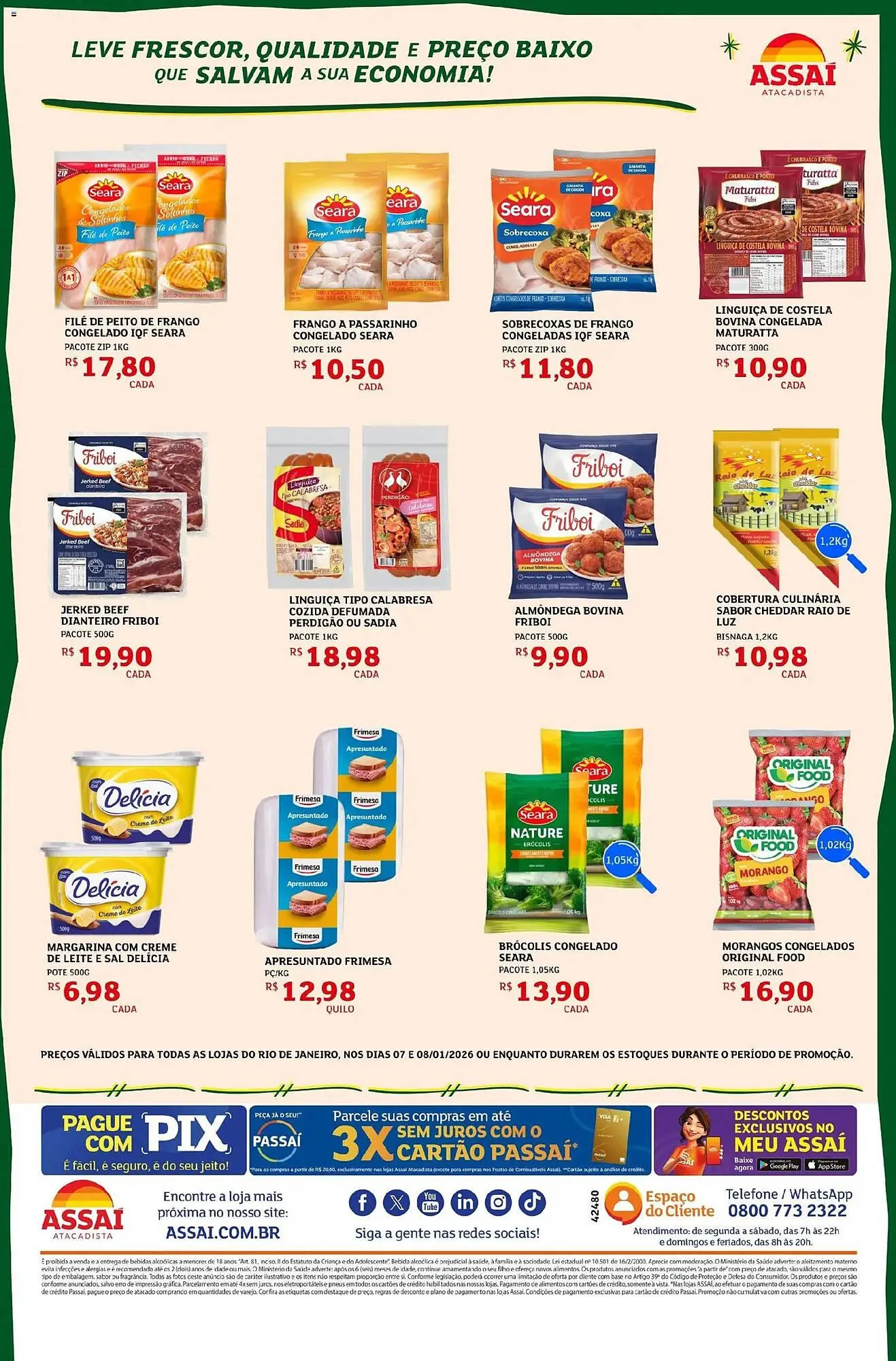 Encarte de Encarte Assaí Atacadista 7 de janeiro até 8 de janeiro 2026 - Pagina 2