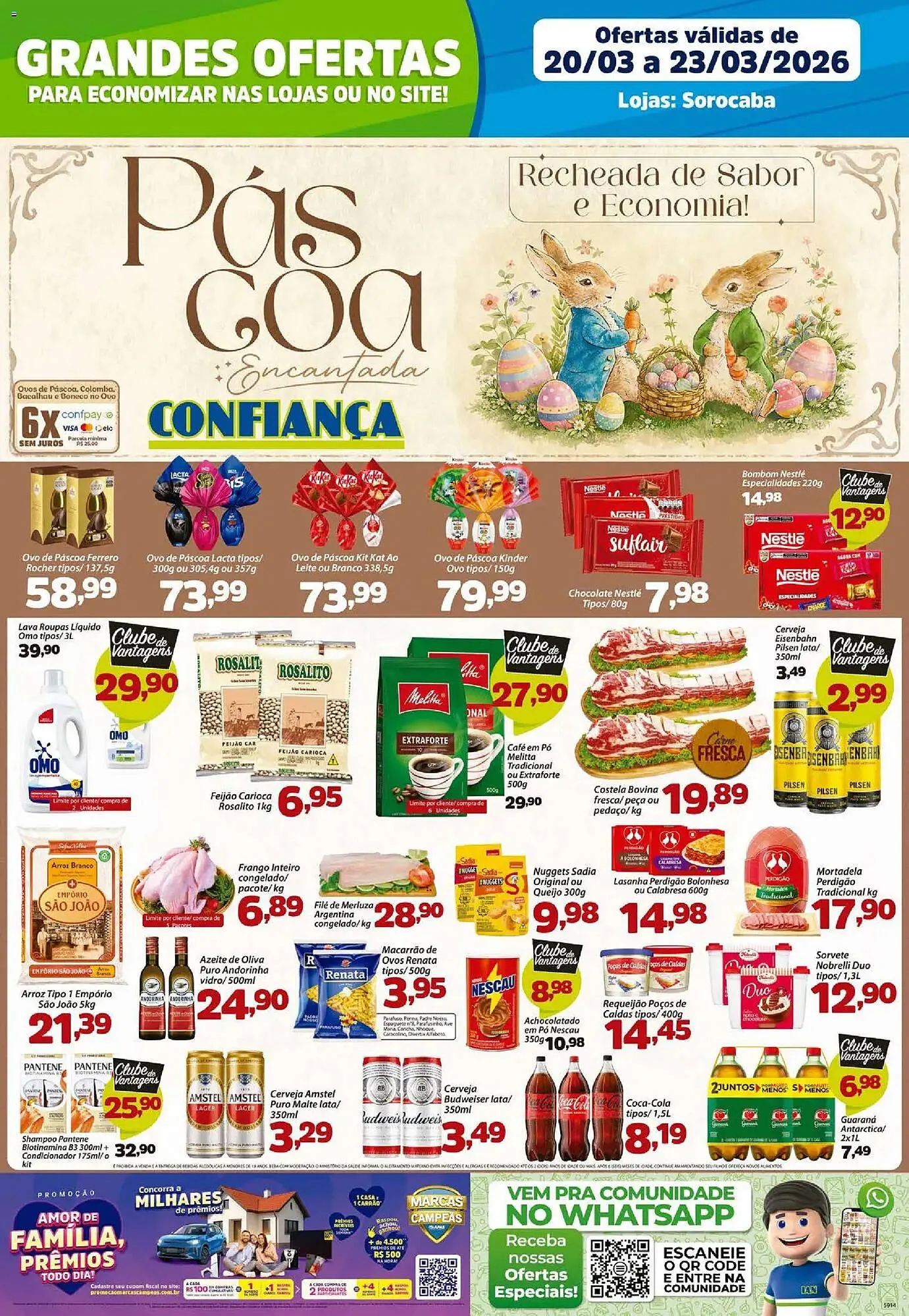 Encarte de Catálogo Confiança Supermercados 20 de março até 23 de março 2026 - Pagina 1