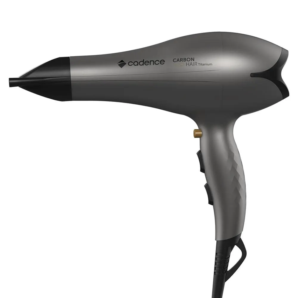 Secador de Cabelo Carbon Hair Titanium Cinza 220V SEC830220 - Cadence