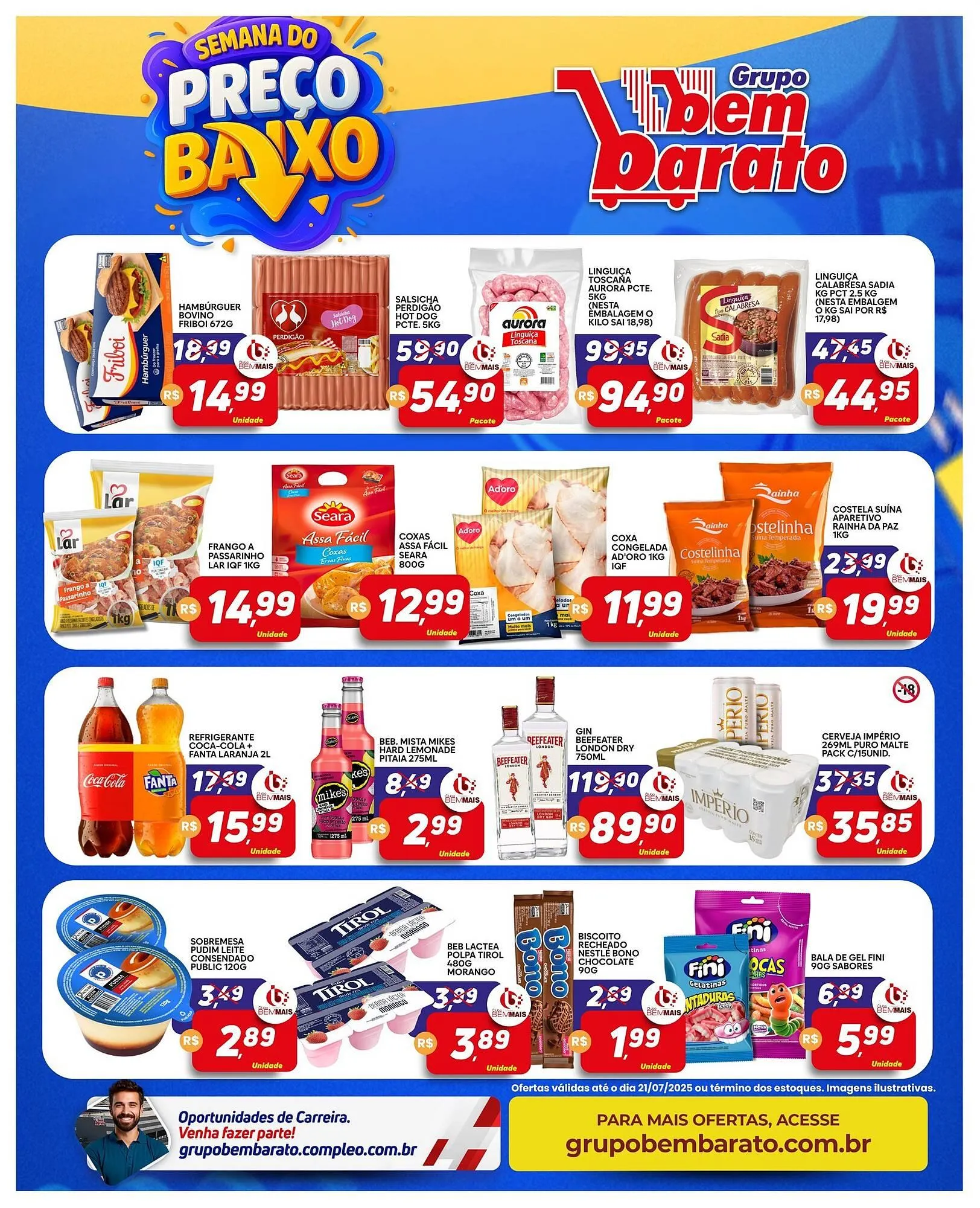 Encarte de Catálogo Supermercado Bem Barato 15 de julho até 22 de julho 2025 - Pagina 3