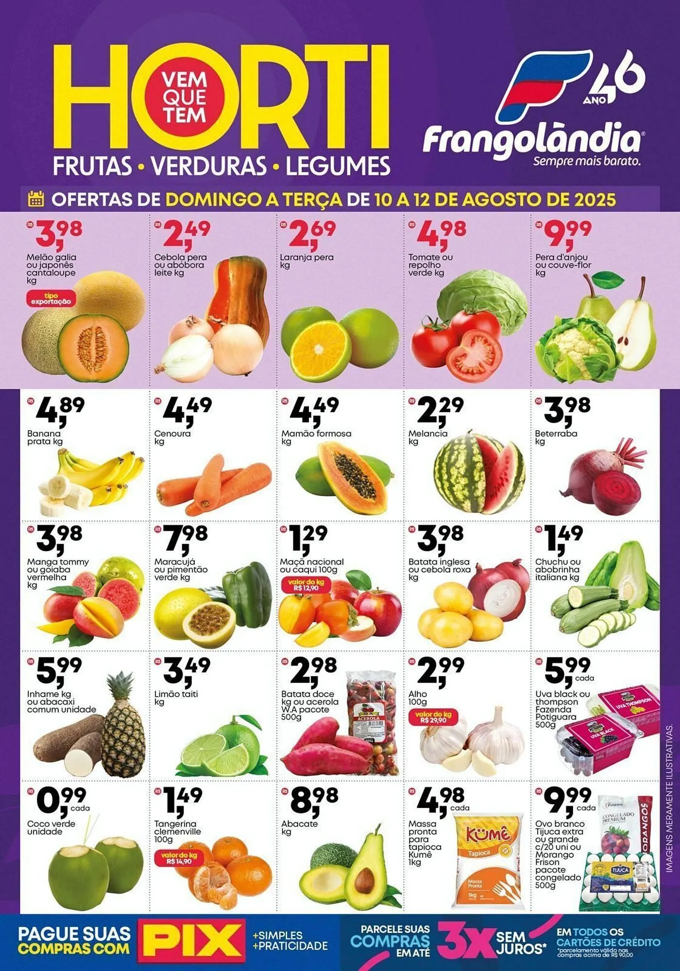 Encarte de Catálogo Festval 10 de agosto até 17 de agosto 2025 - Pagina 1