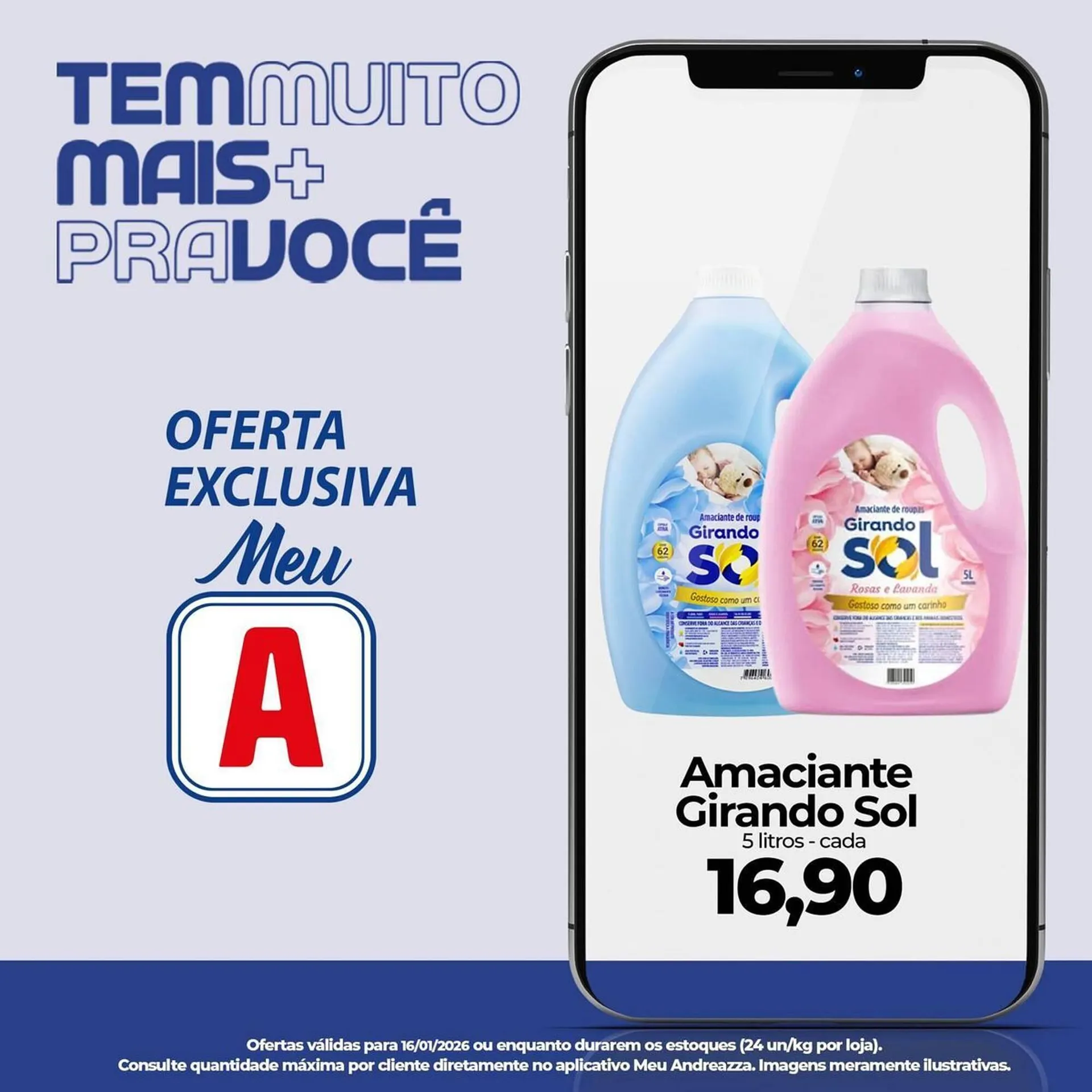 Encarte de Catálogo Supermercados Andreazza 16 de janeiro até 16 de janeiro 2026 - Pagina 1