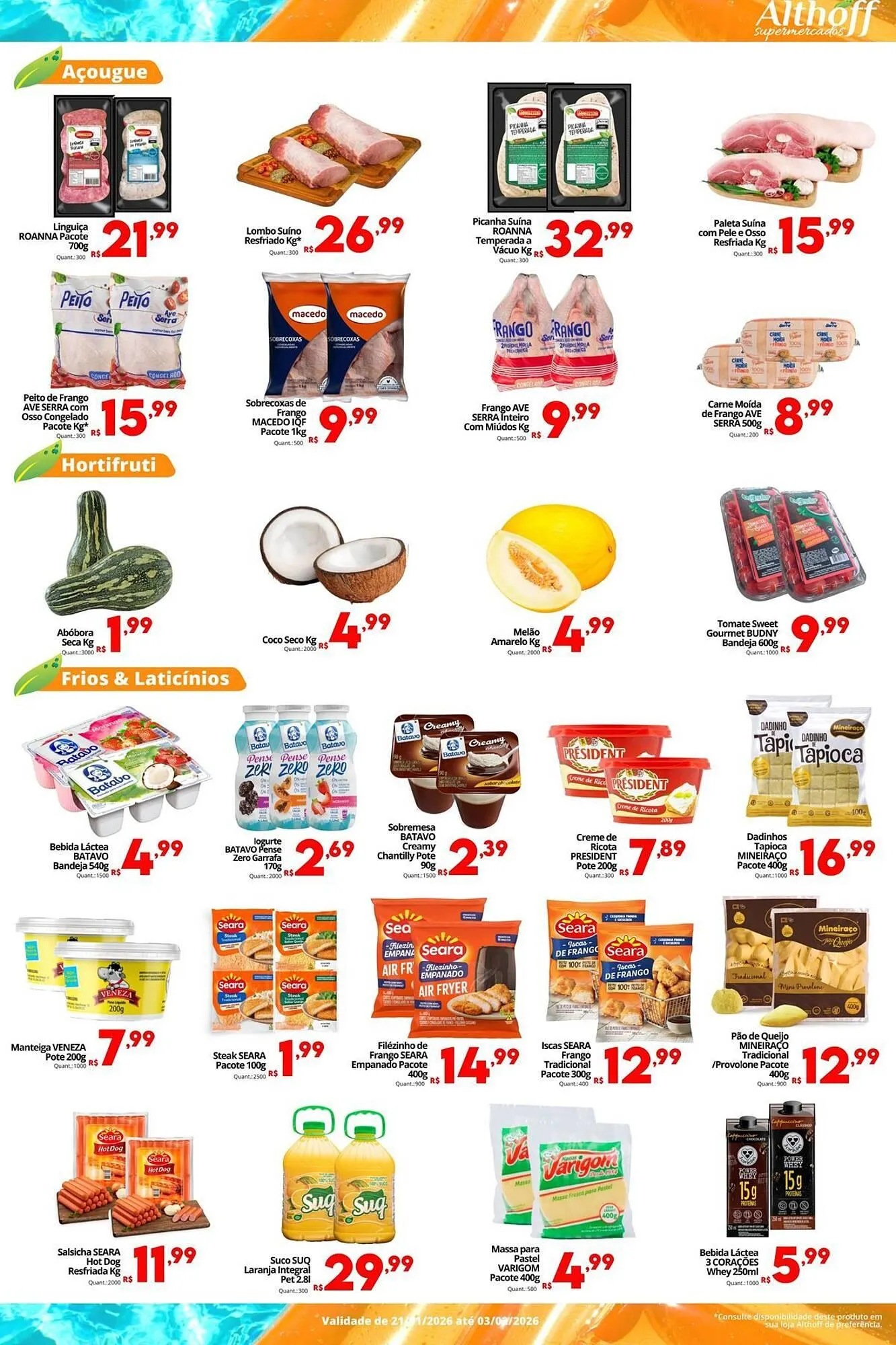 Encarte de Encarte Althoff Supermercados 21 de janeiro até 3 de fevereiro 2026 - Pagina 2