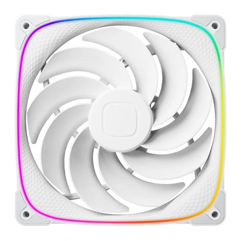 Ventoinha Geometric Future Squama 2503R-14W, ARGB, 140mm, Branco, GEO-S2503RW-14S