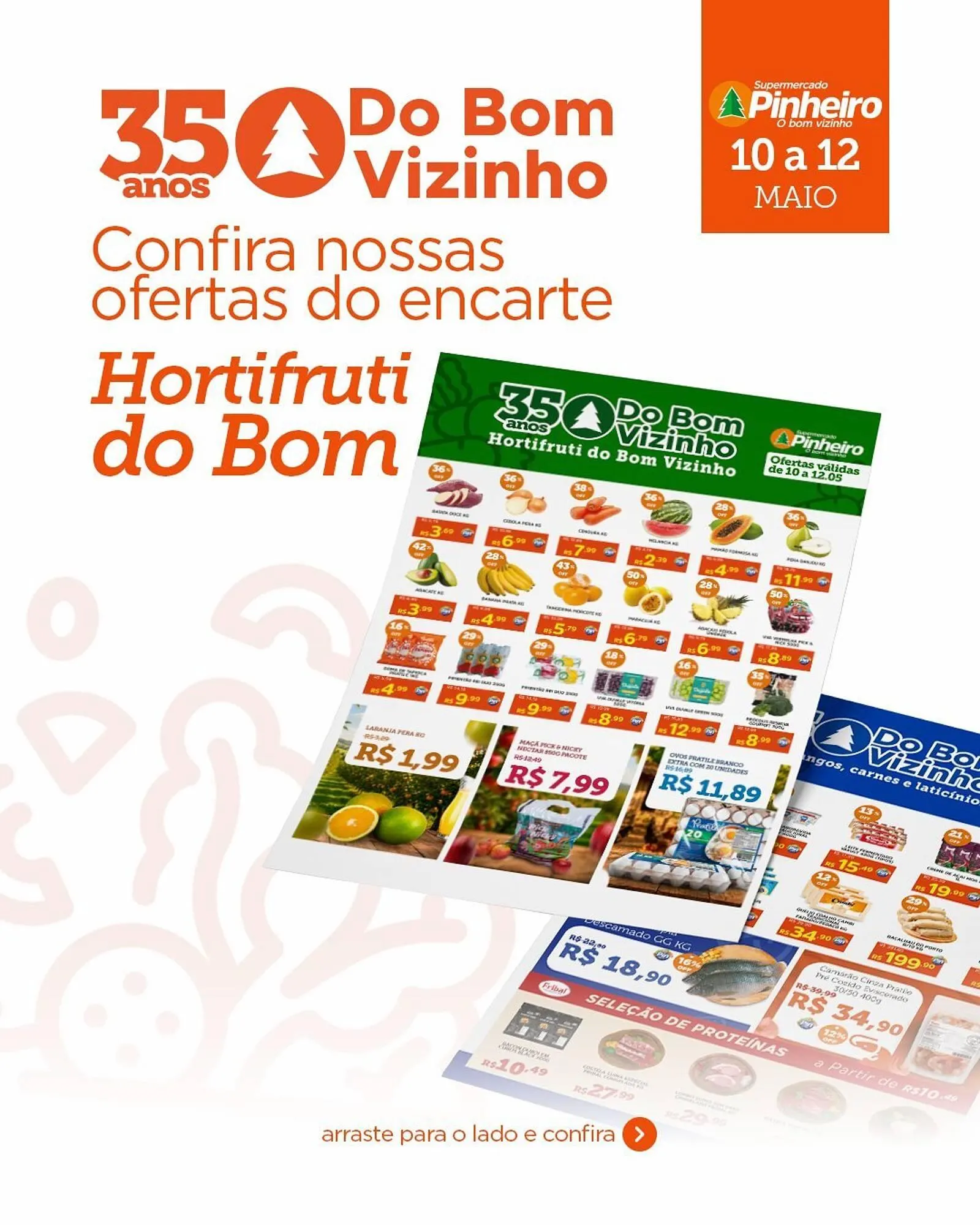 Encarte de Encarte Pinheiro Supermercado 10 de maio até 12 de maio 2026 - Pagina 1