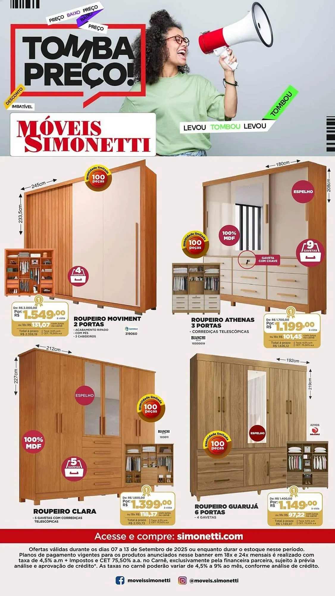 Encarte de Catálogo Móveis Simonetti 8 de setembro até 13 de setembro 2025 - Pagina 3