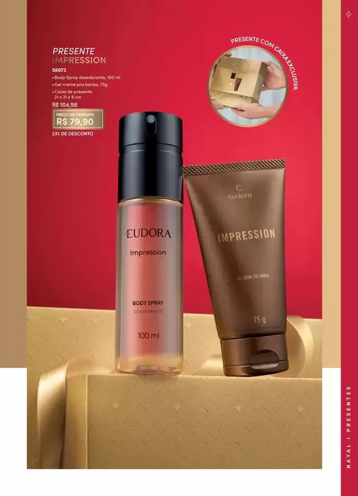 Encarte de Natal Eudora 31 de outubro até 30 de novembro 2024 - Pagina 21