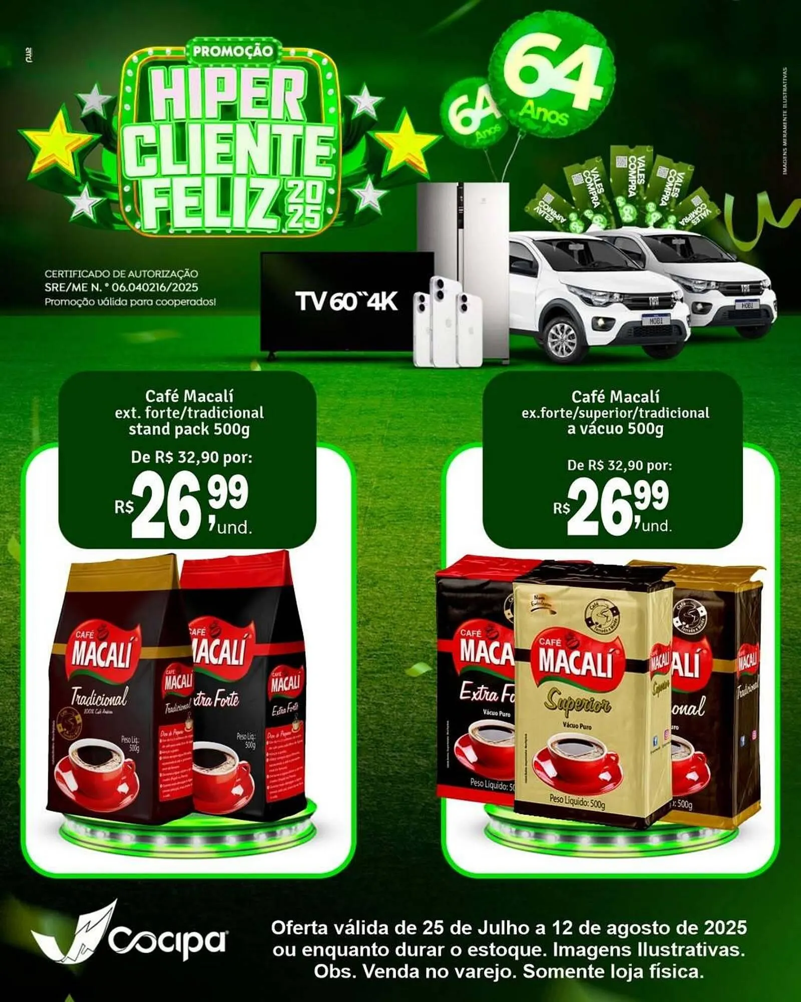Encarte de Catálogo Cocipa 25 de julho até 12 de agosto 2025 - Pagina 1