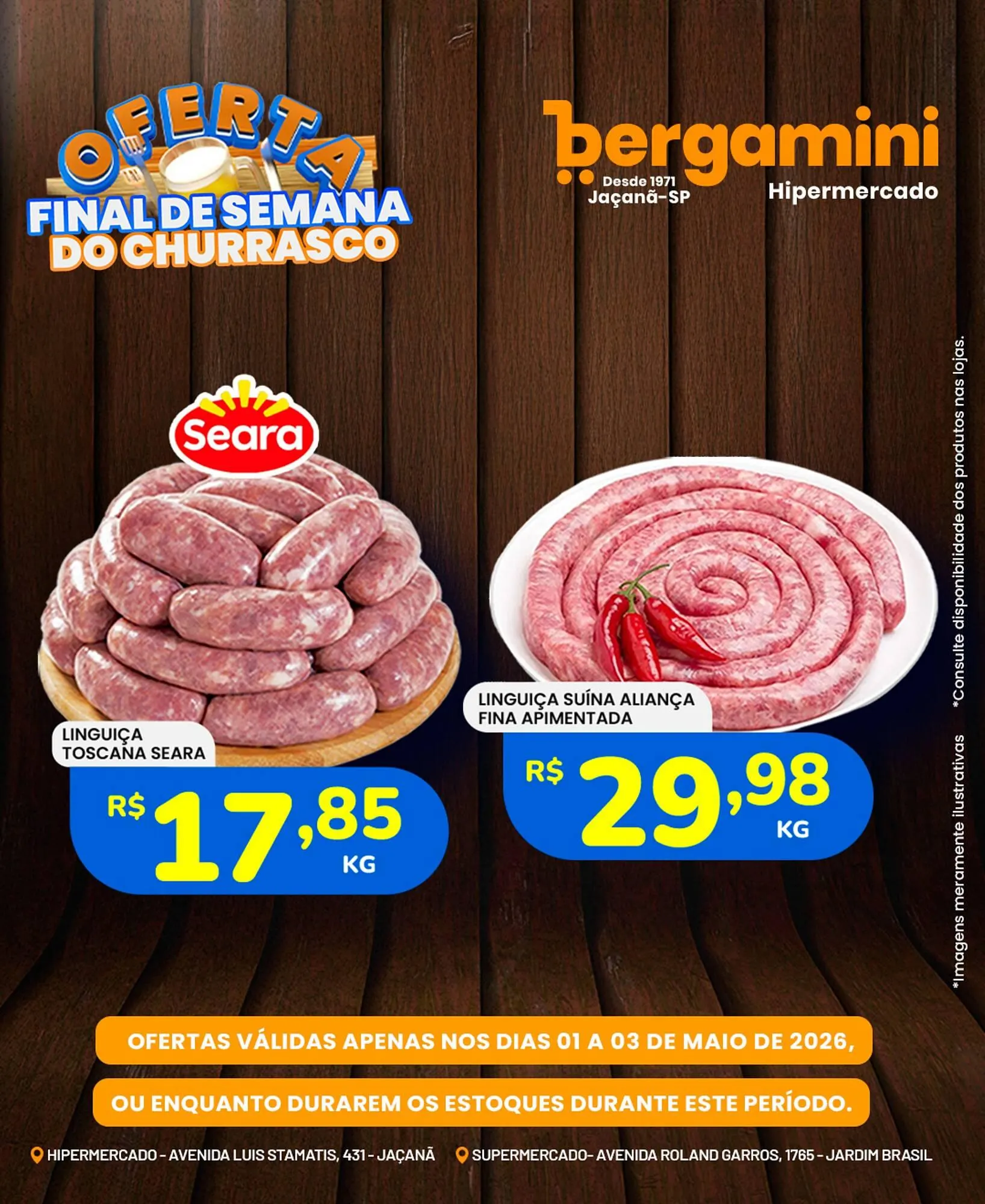 Encarte de Catálogo Supermercado Bergamini 1 de maio até 3 de maio 2026 - Pagina 3
