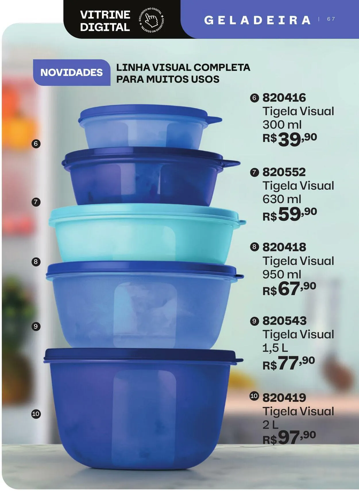 Encarte de Tupperware 1 de maio até 31 de maio 2025 - Pagina 67