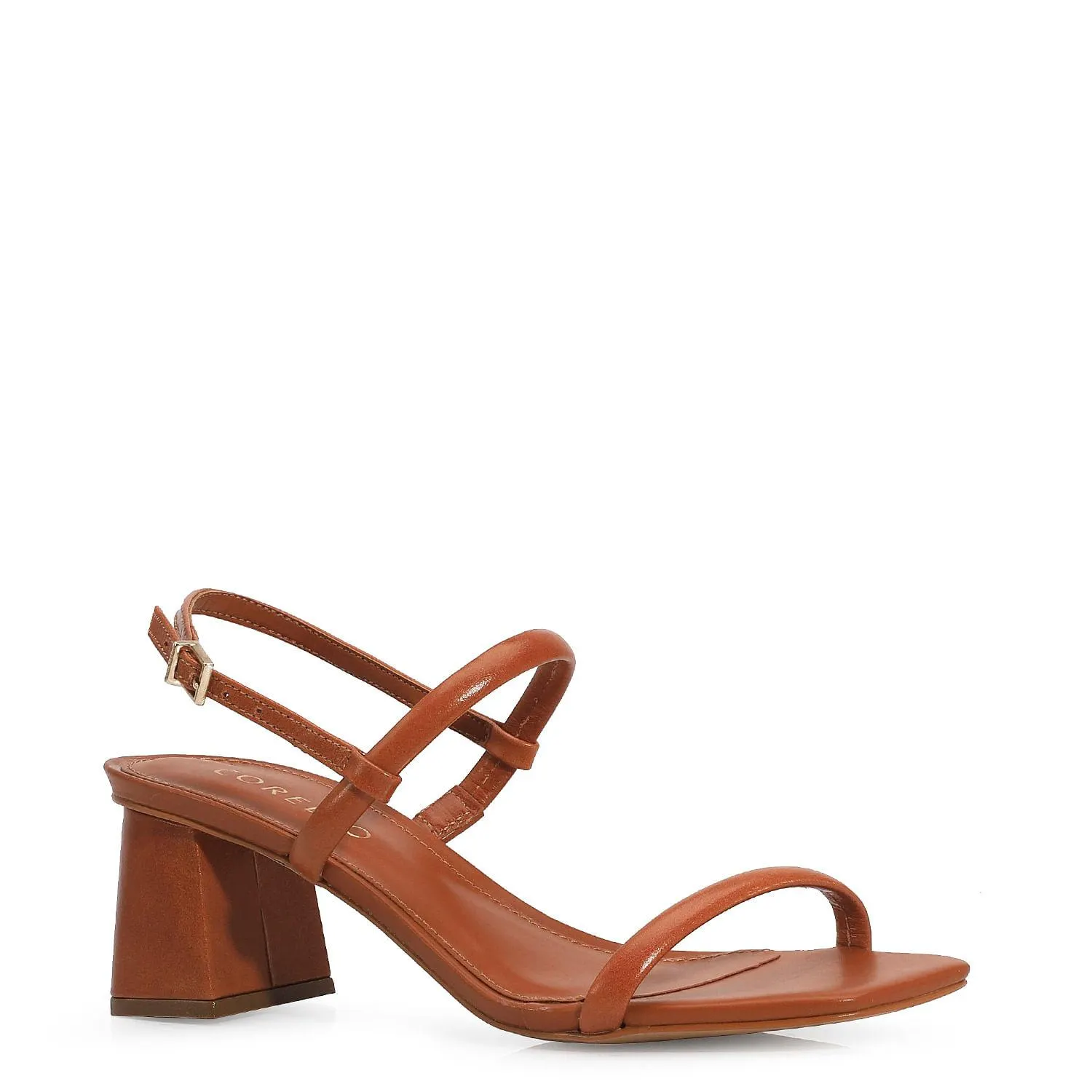 Sandália Couro Caramelo