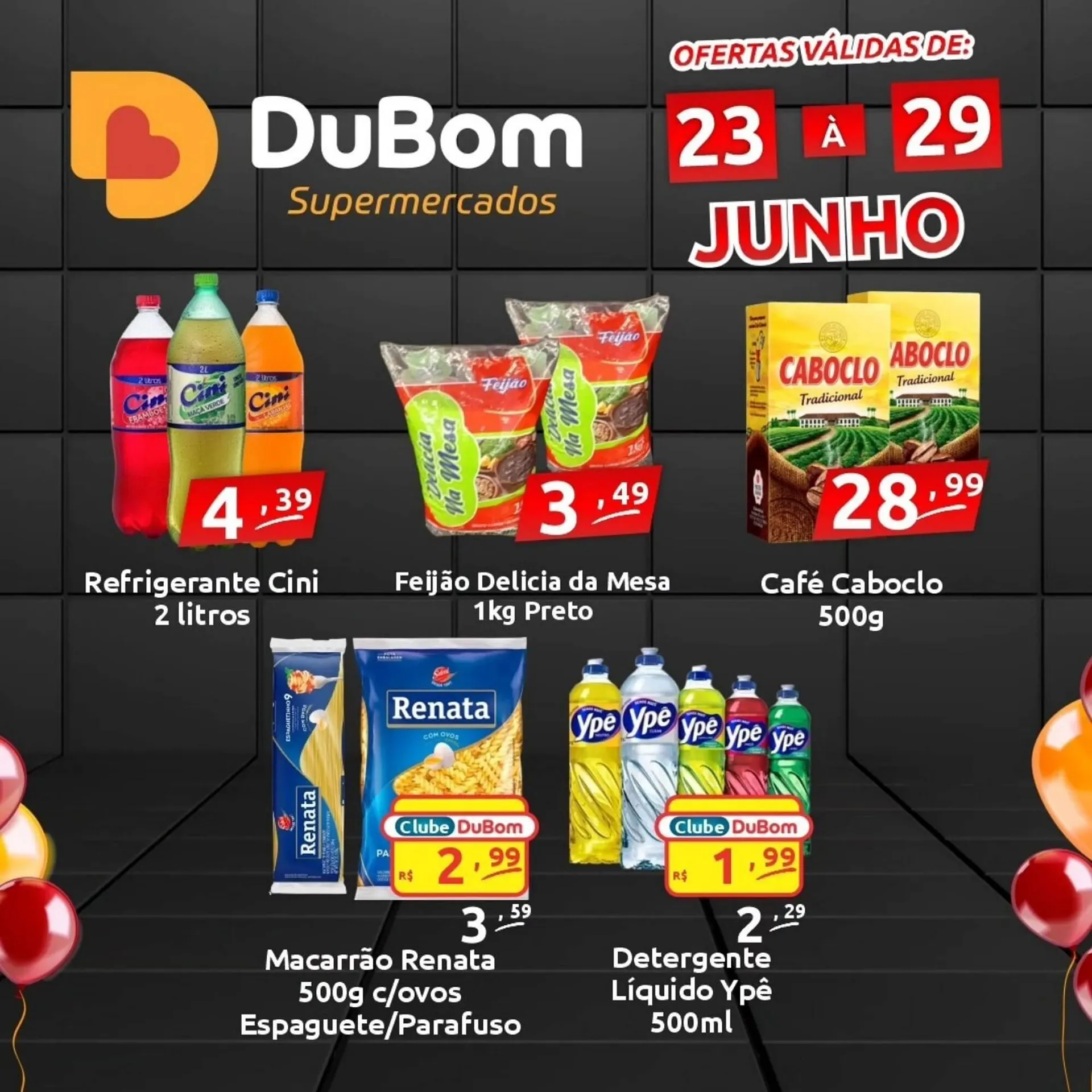 Encarte de Catálogo Dubom Supermercados 23 de junho até 29 de junho 2025 - Pagina 1
