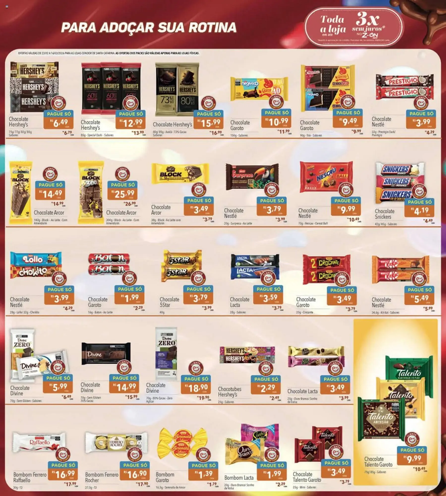 Encarte de Catálogo Supermercados Condor 23 de fevereiro até 16 de março 2026 - Pagina 7