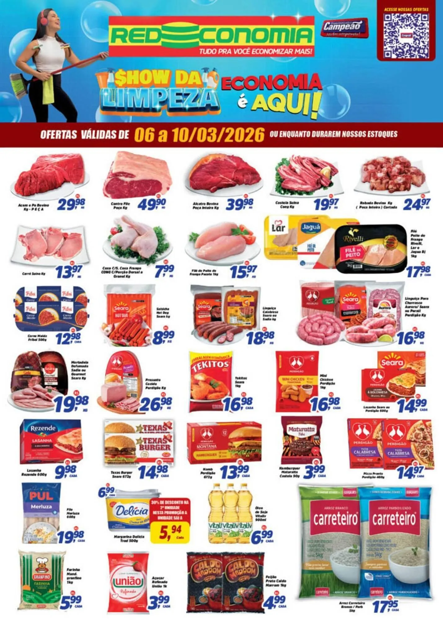 Encarte de Encarte Supermercados Campeão 6 de março até 10 de março 2026 - Pagina 1