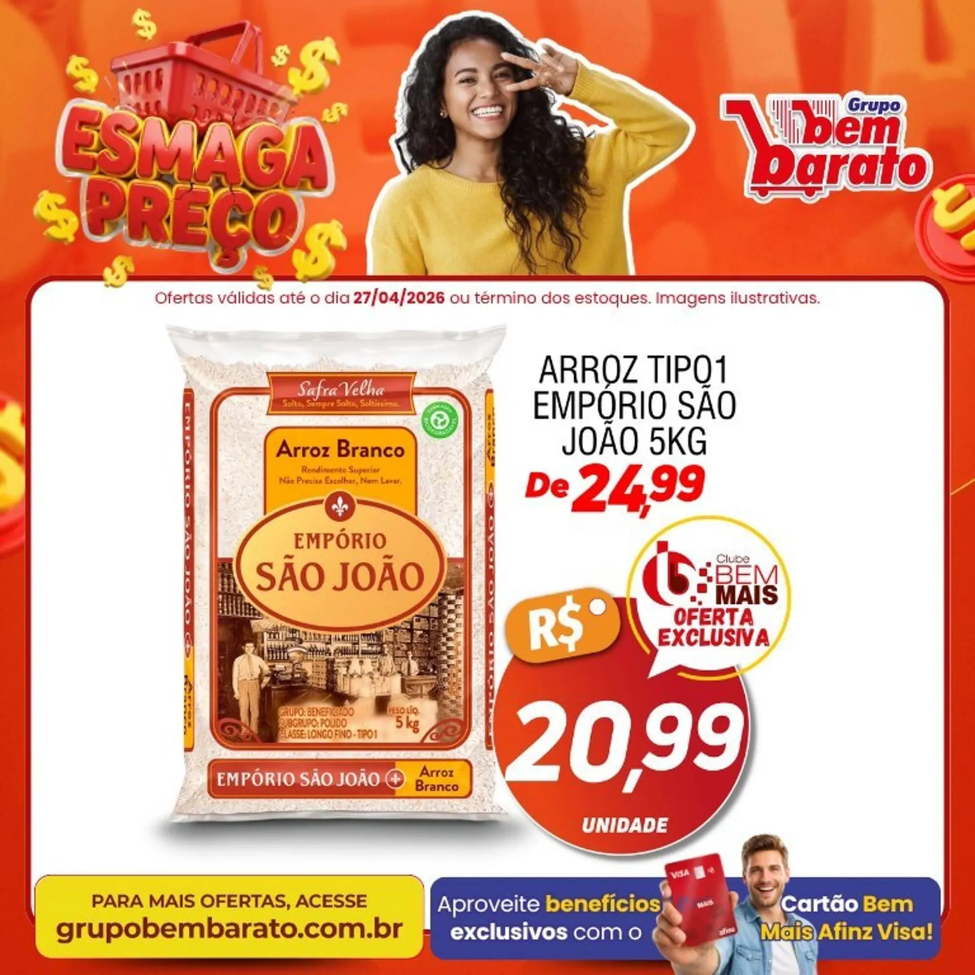 Encarte de Catálogo Supermercado Bem Barato 23 de abril até 27 de abril 2026 - Pagina 4