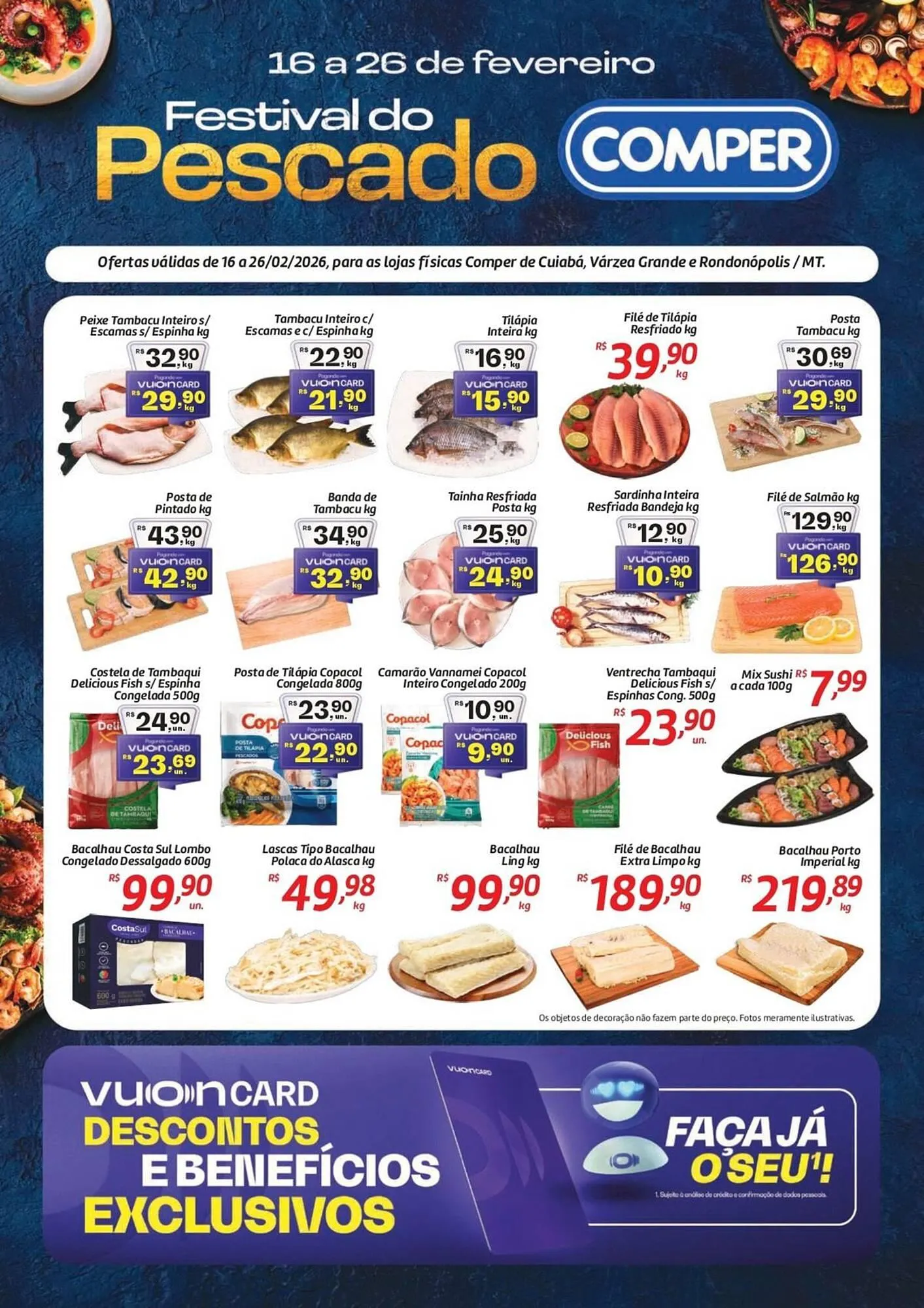 Encarte de Folheto Comper 16 de fevereiro até 26 de fevereiro 2026 - Pagina 1