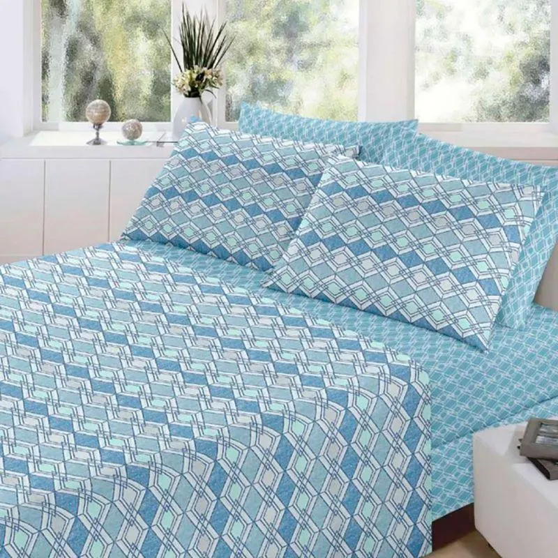 Jogo de Lençol Casal Suavemix 4 Peças Rick - Fantasia