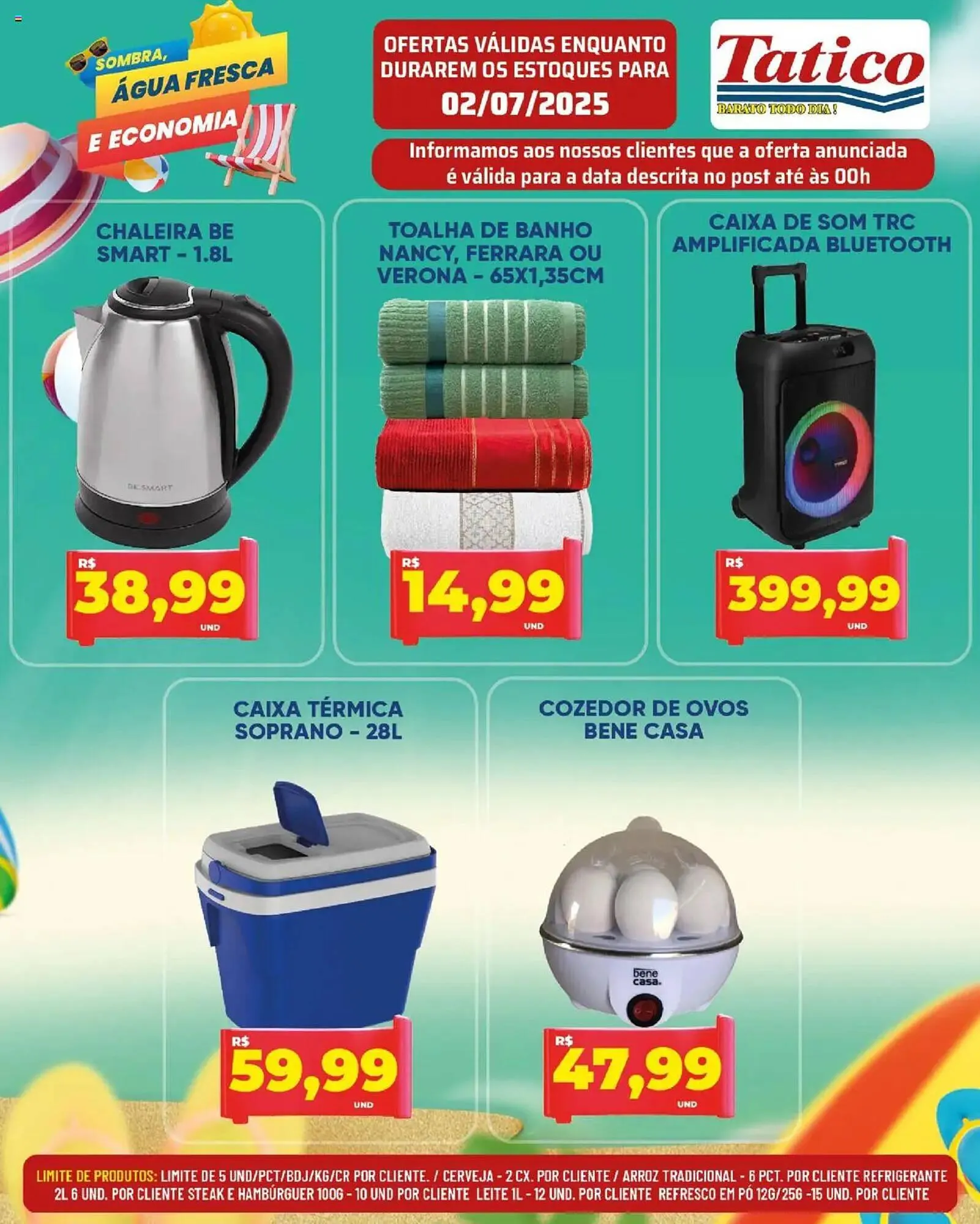 Encarte de Catálogo Tatico 3 de julho até 7 de julho 2025 - Pagina 38