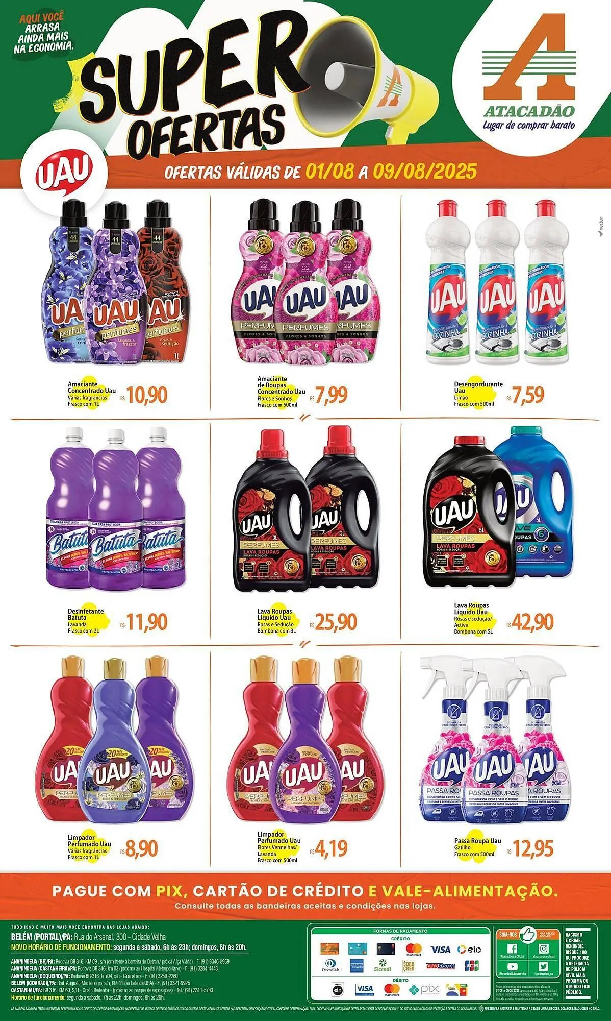 Encarte de Catálogo Atacadão 5 de agosto até 9 de agosto 2025 - Pagina 1