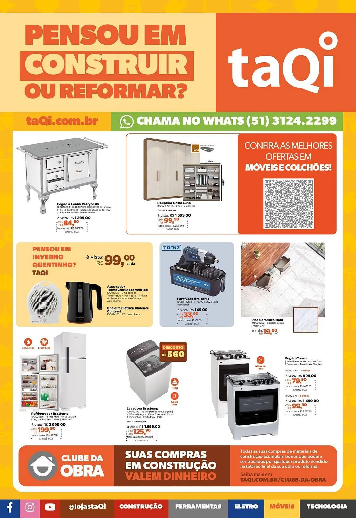 Encarte de Catálogo Lojas TaQi 3 de junho até 22 de junho 2025 - Pagina 1