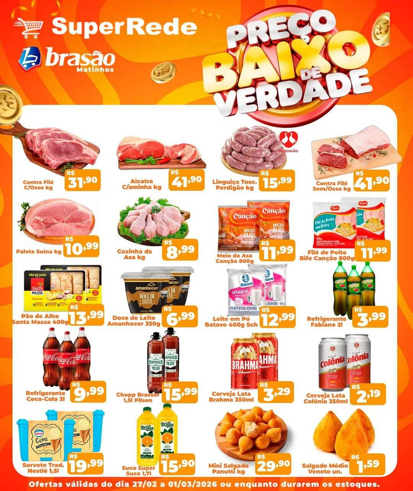 Encarte de Catálogo Super Rede Atacadista 27 de fevereiro até 1 de março 2026 - Pagina 1