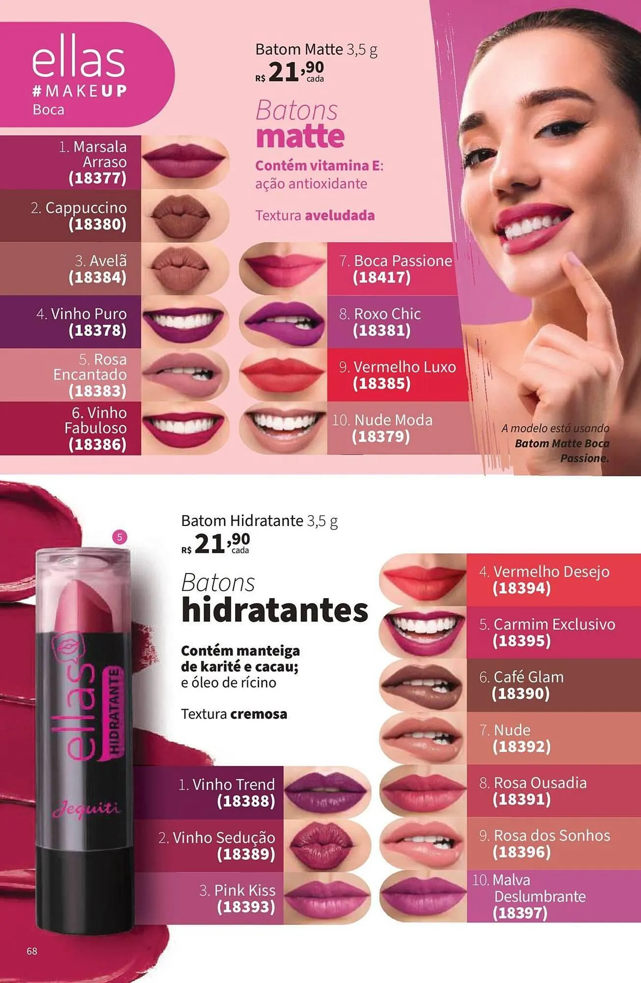 Encarte de Catálogo Jequiti 25 de agosto até 31 de dezembro 2025 - Pagina 68