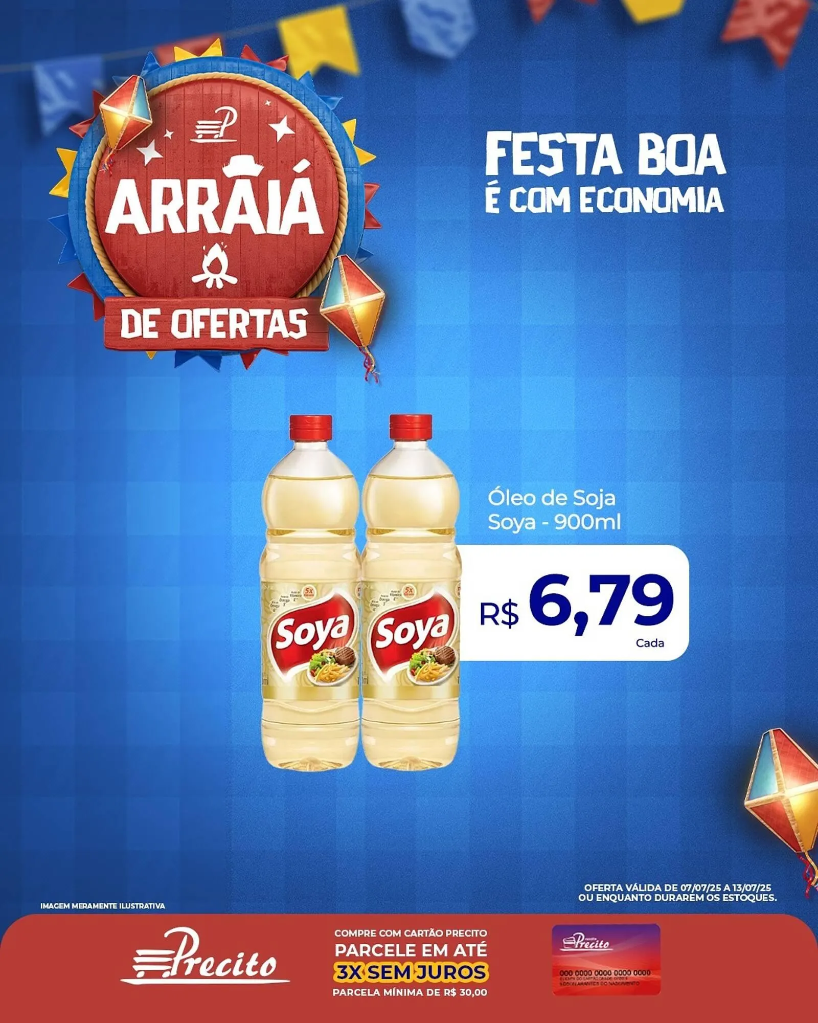 Encarte de Catálogo Supermercado Precito 7 de julho até 13 de julho 2025 - Pagina 1