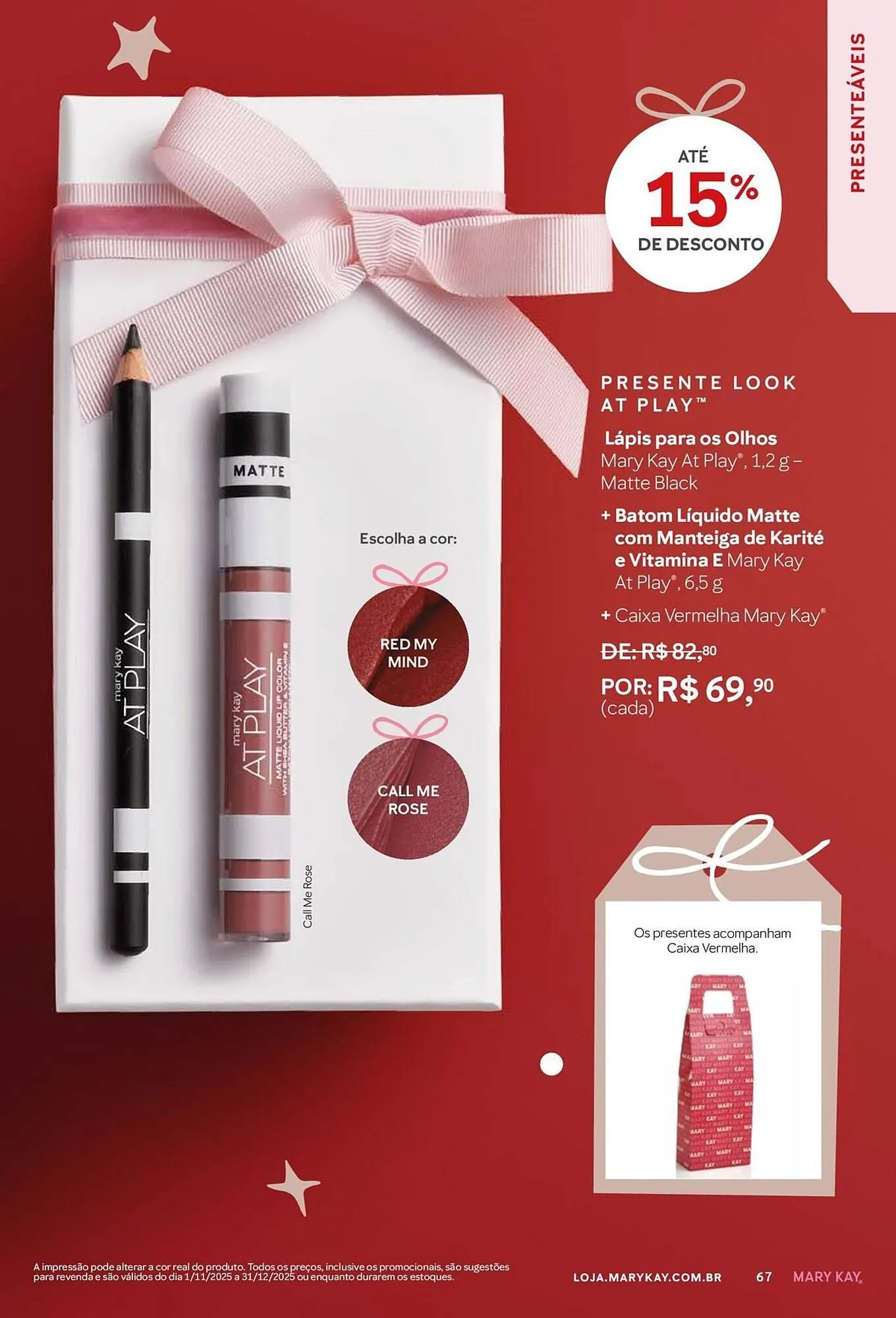 Encarte de Revista Mary Kay 1 de novembro até 31 de dezembro 2025 - Pagina 67
