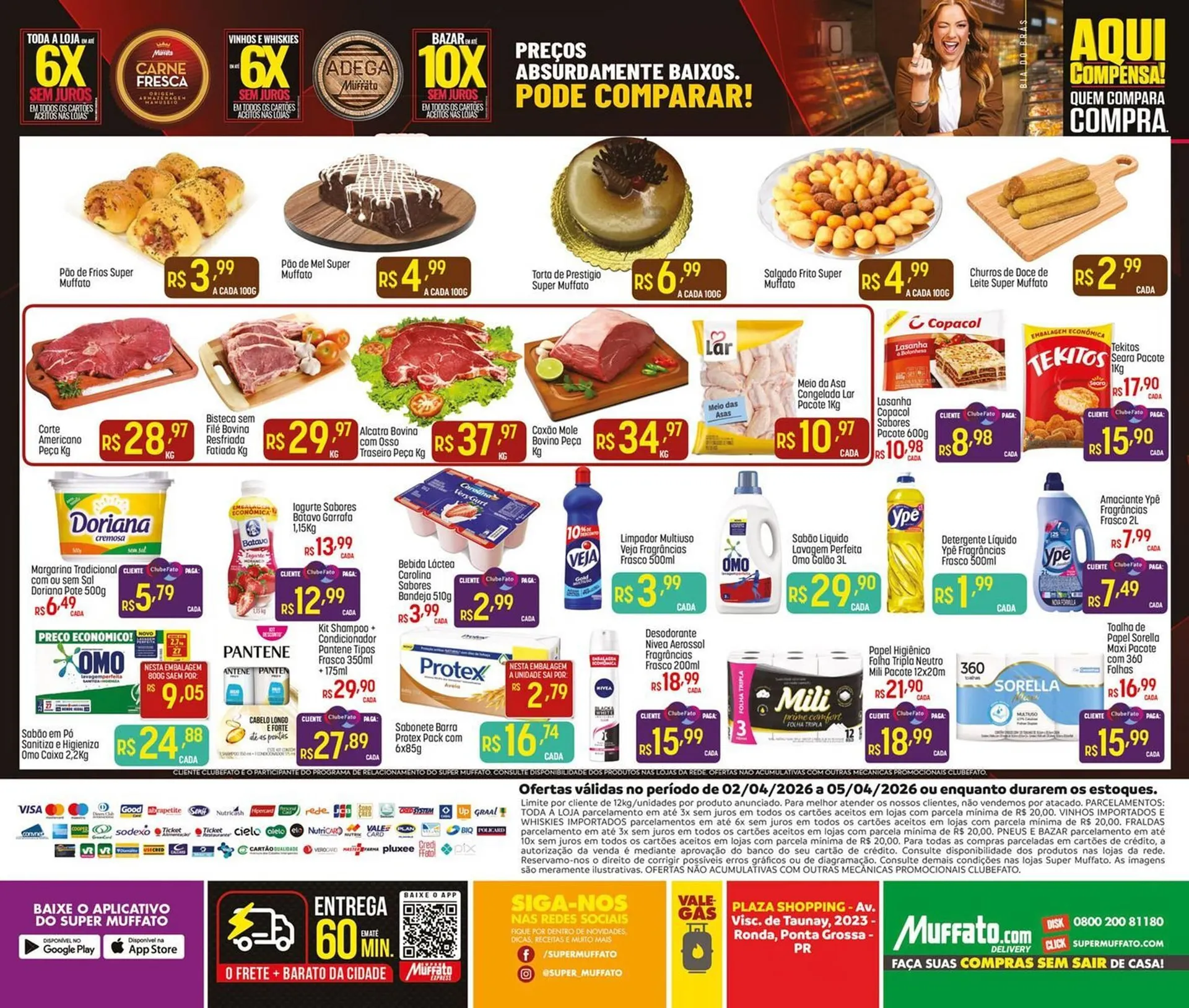 Encarte de Encarte Muffato 2 de abril até 5 de abril 2026 - Pagina 2