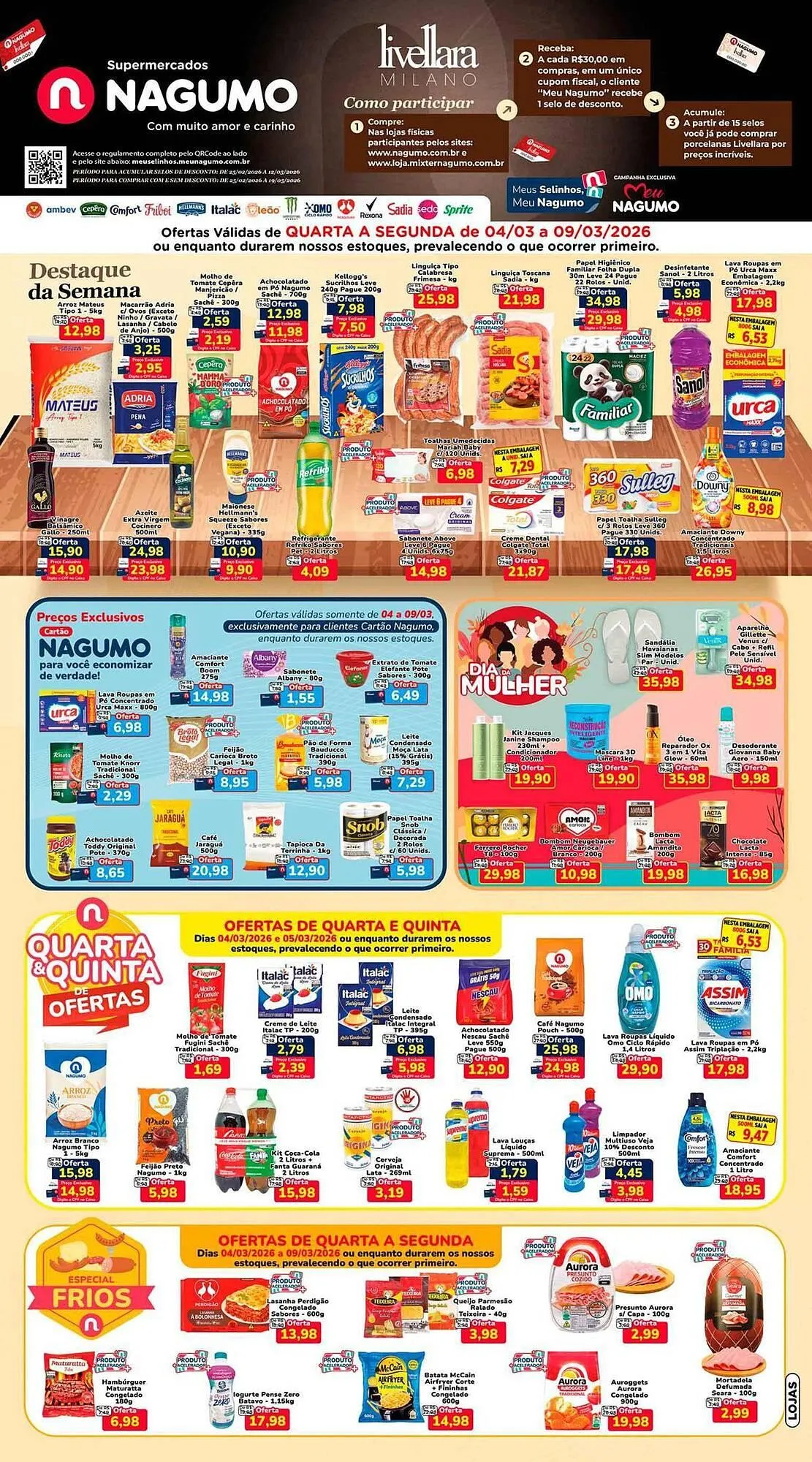 Encarte de Folheto Nagumo 4 de março até 9 de março 2026 - Pagina 1