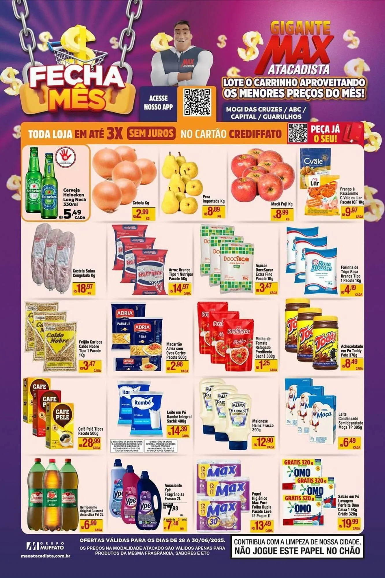 Encarte de Catálogo Max Atacadista 28 de junho até 30 de junho 2025 - Pagina 1
