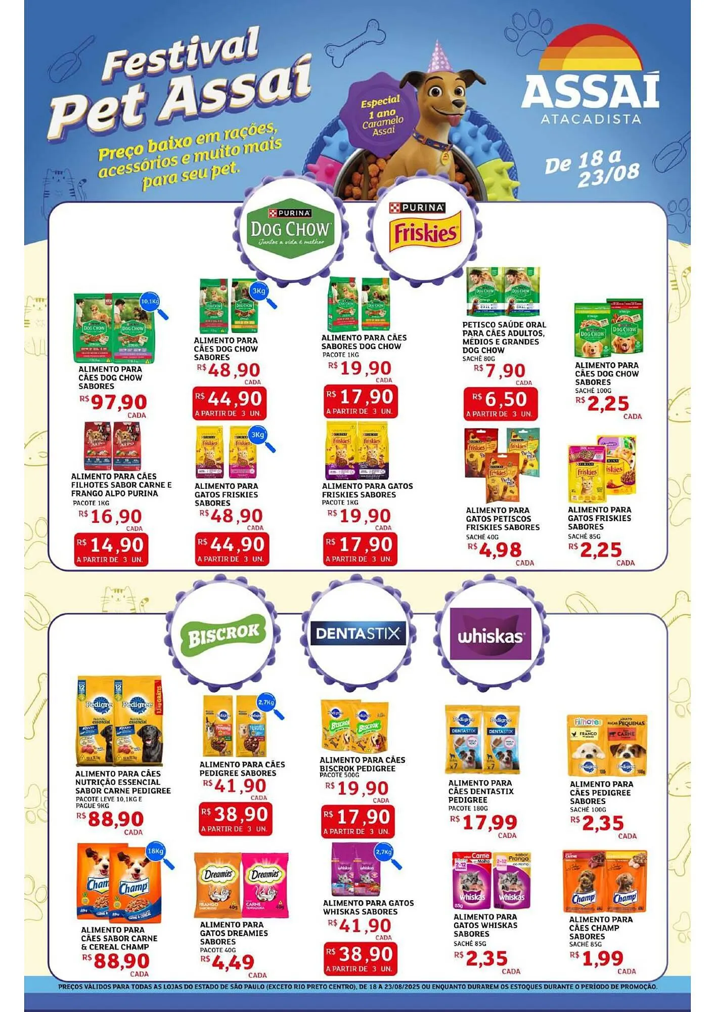 Encarte de Catálogo Assaí Atacadista 18 de agosto até 23 de agosto 2025 - Pagina 1