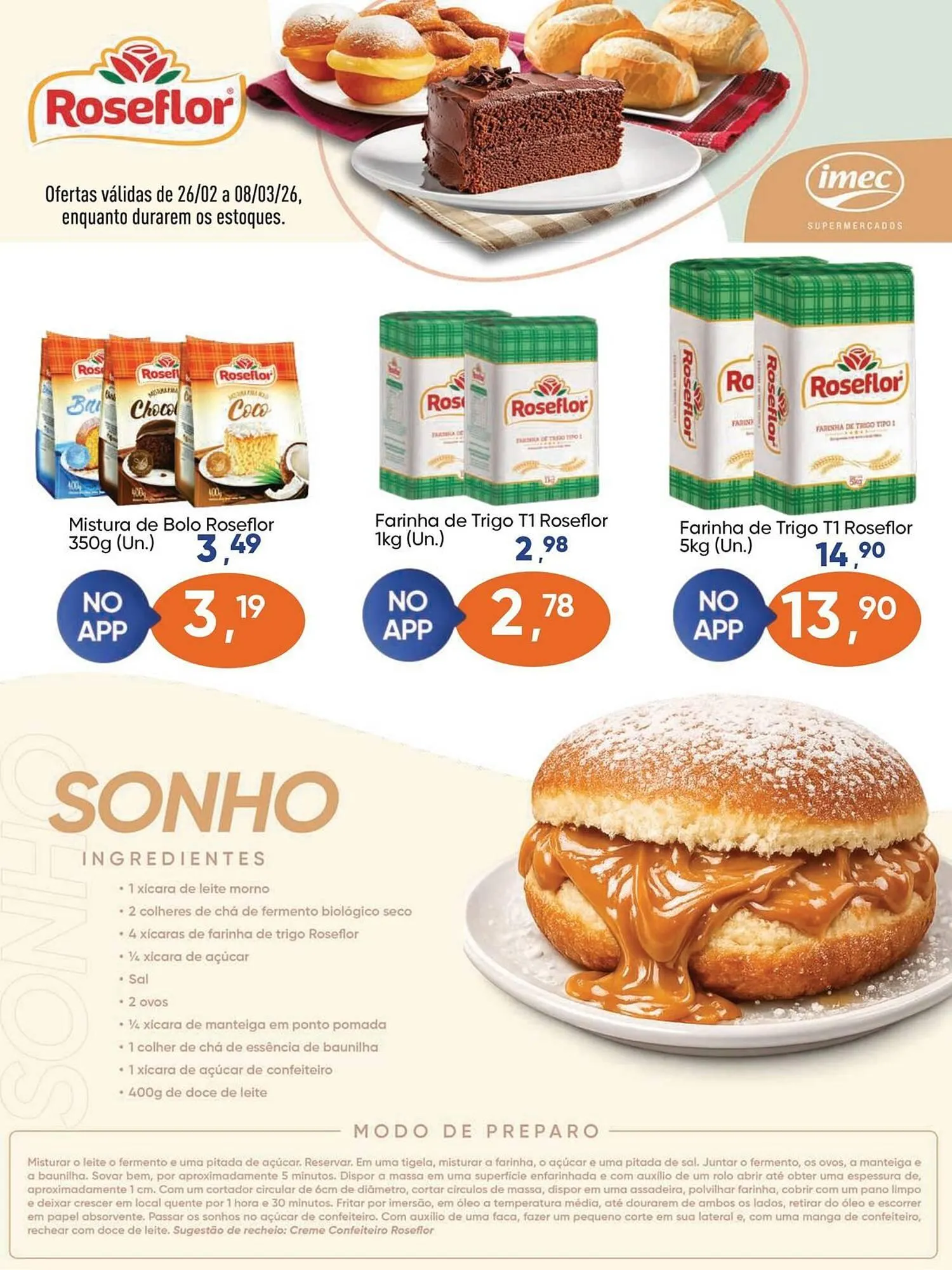 Encarte de Catálogo Imec Supermercados 26 de fevereiro até 8 de março 2026 - Pagina 1