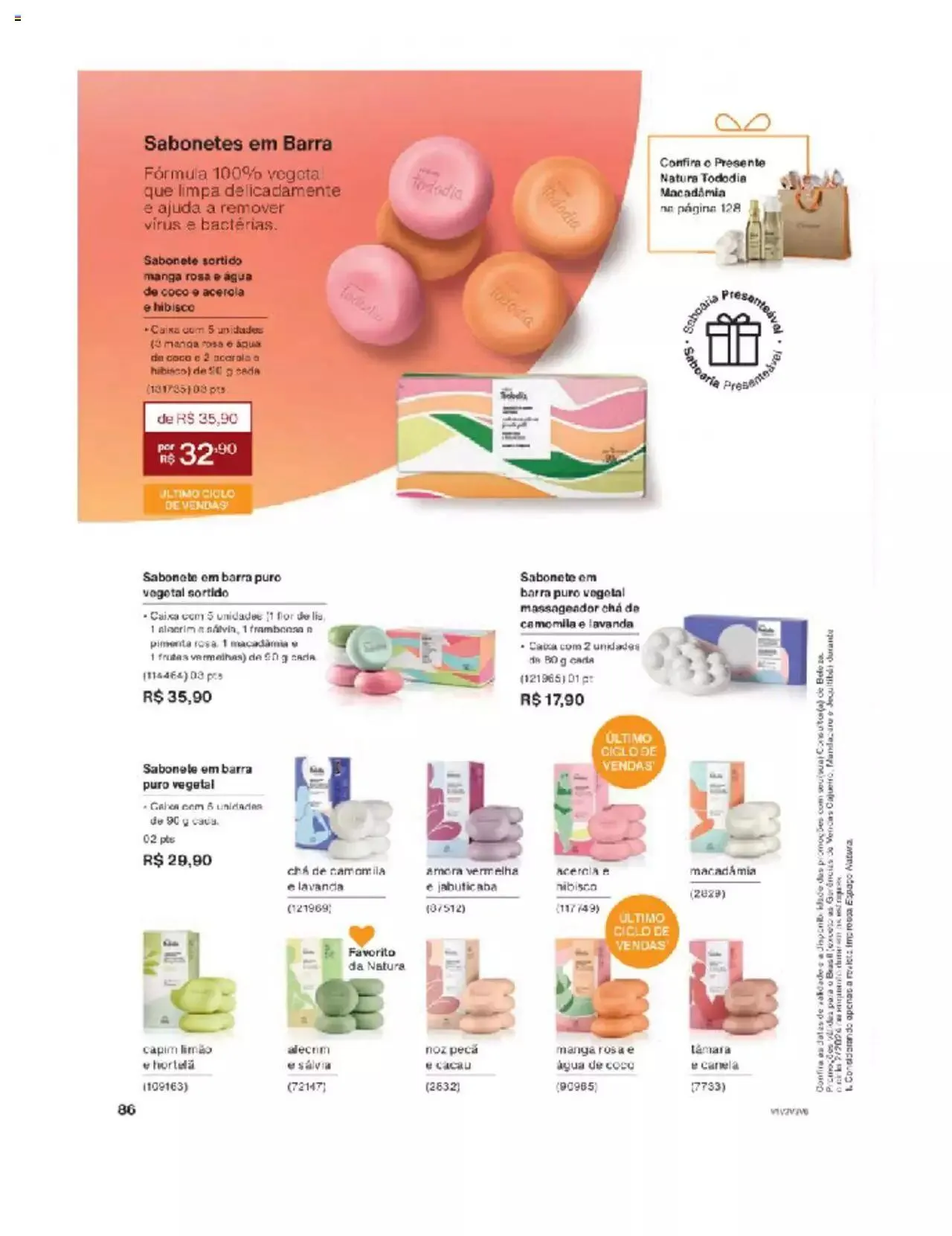 Encarte de Natura - Ciclo 02/2024 1 de fevereiro até 3 de fevereiro 2024 - Pagina 86